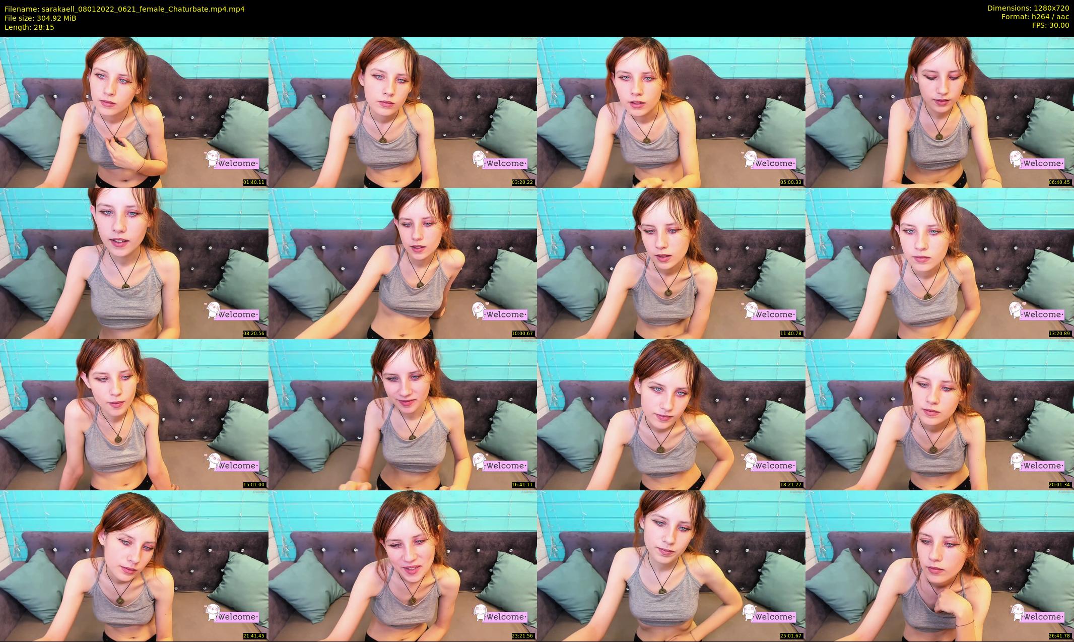 sarakaell — 29 minute Chaturbate female cam show recording, 720p, Jan 8, 2022