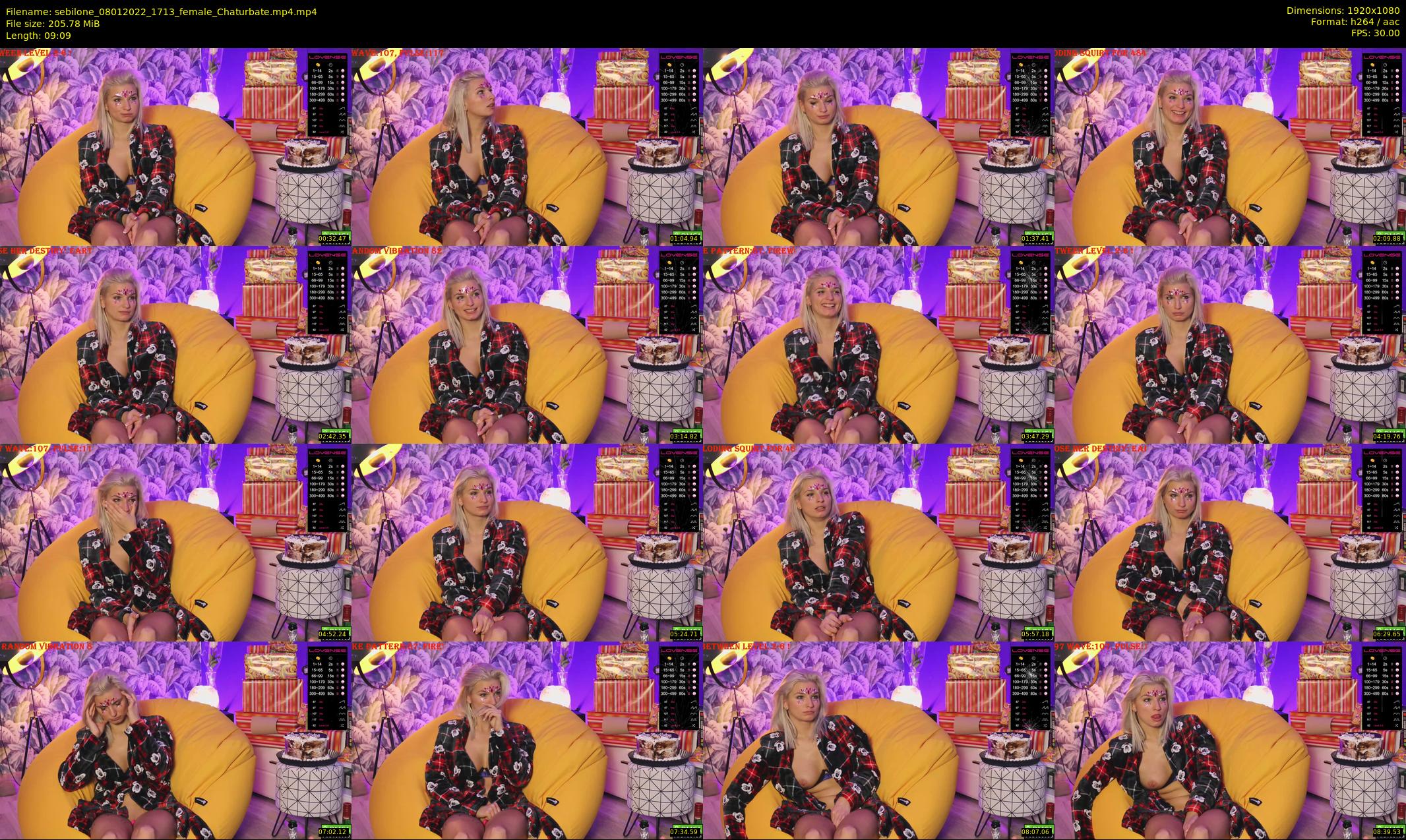 sebilone — 10 minute Chaturbate couple cam show recording, 1080p, Jan 8, 2022