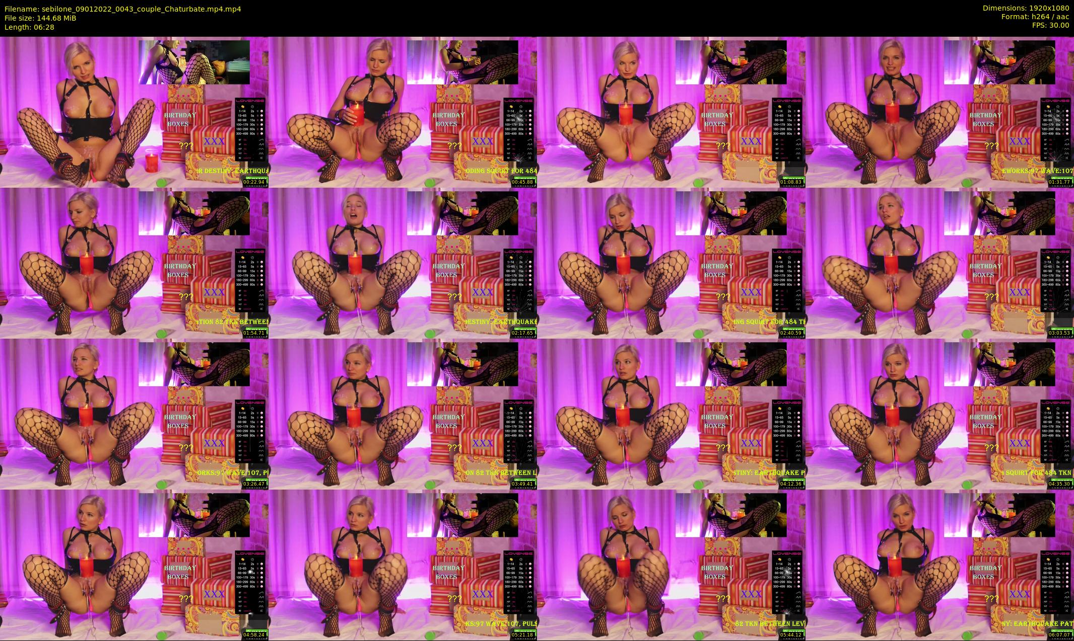 sebilone — 7 minute Chaturbate couple cam show recording, 1080p, Jan 9, 2022