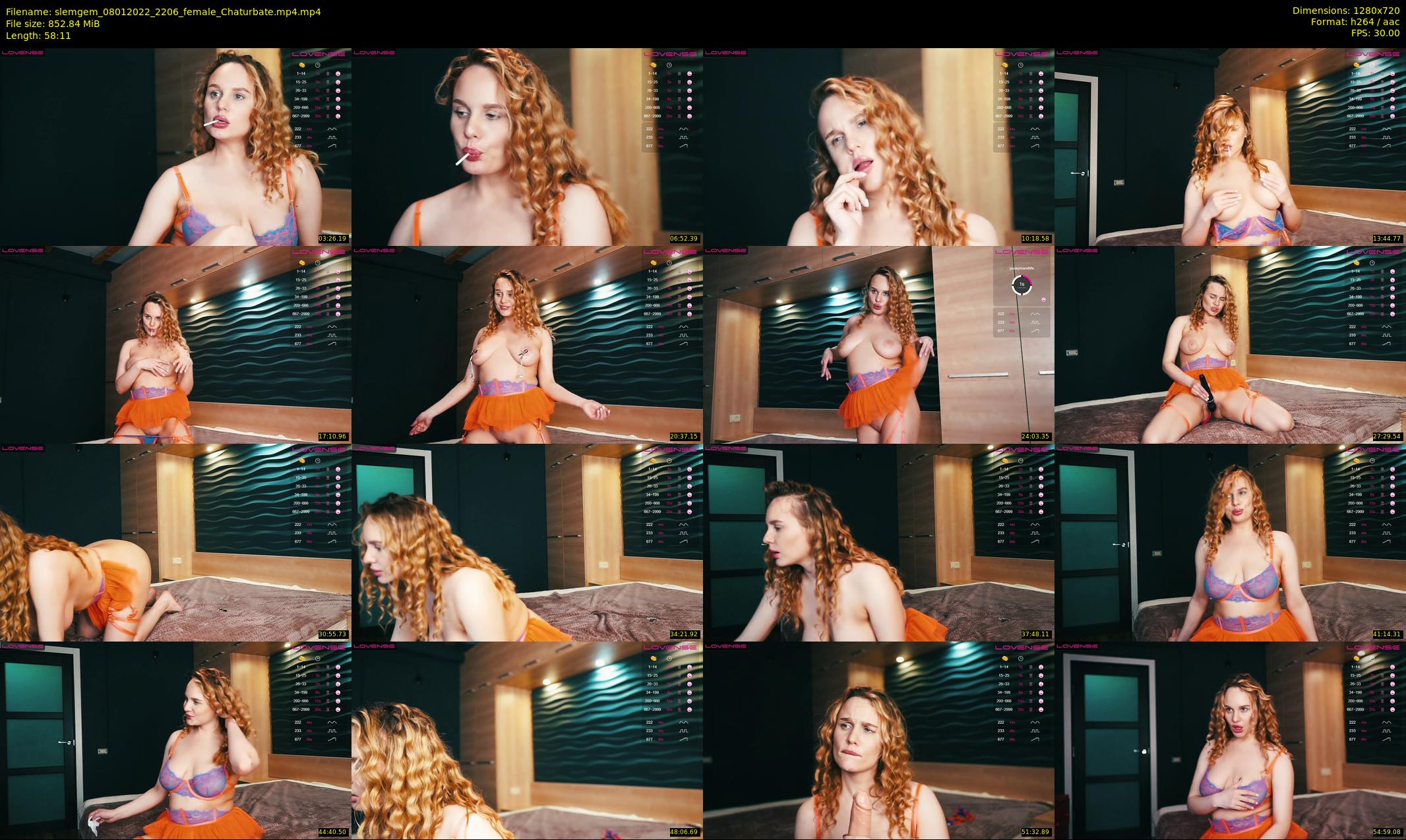 slemgem — 59 minute Chaturbate couple cam show recording, 720p, Jan 8, 2022