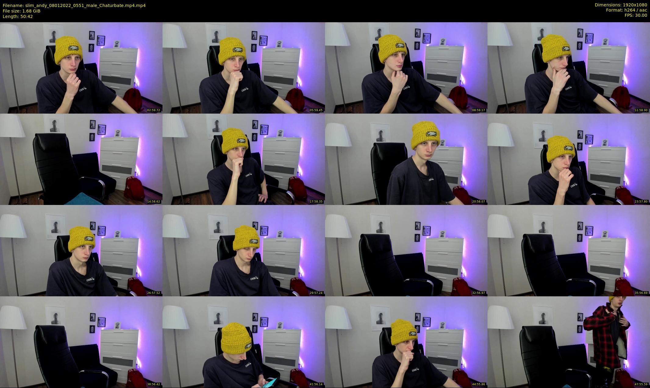 slim_andy — 51 minute Chaturbate male cam show recording, 1080p, Jan 8, 2022