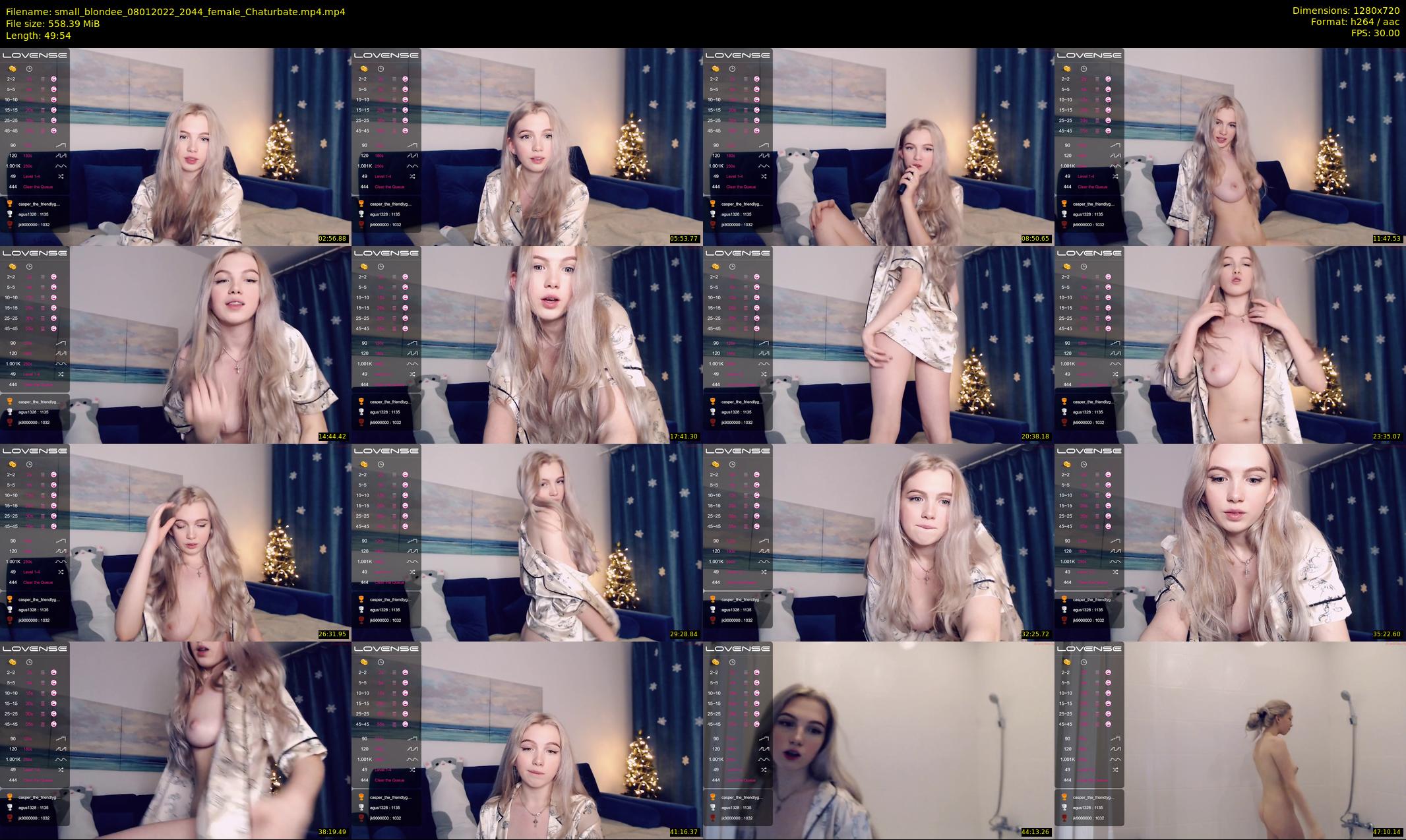 small_blondee — 50 minute Chaturbate female cam show recording, 720p, Jan 8, 2022