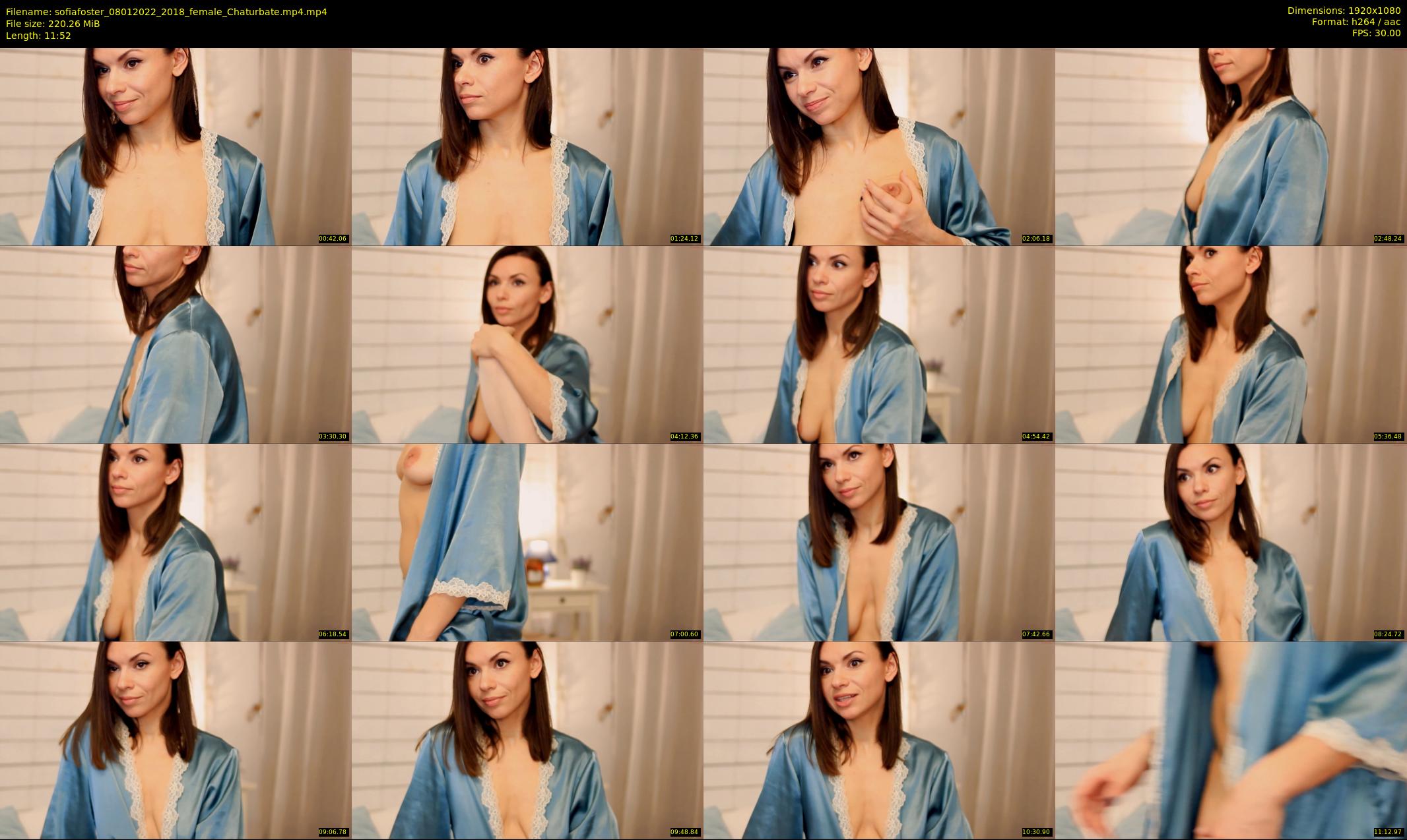 sofiafoster — 12 minute Chaturbate female cam show recording, 1080p, Jan 8, 2022