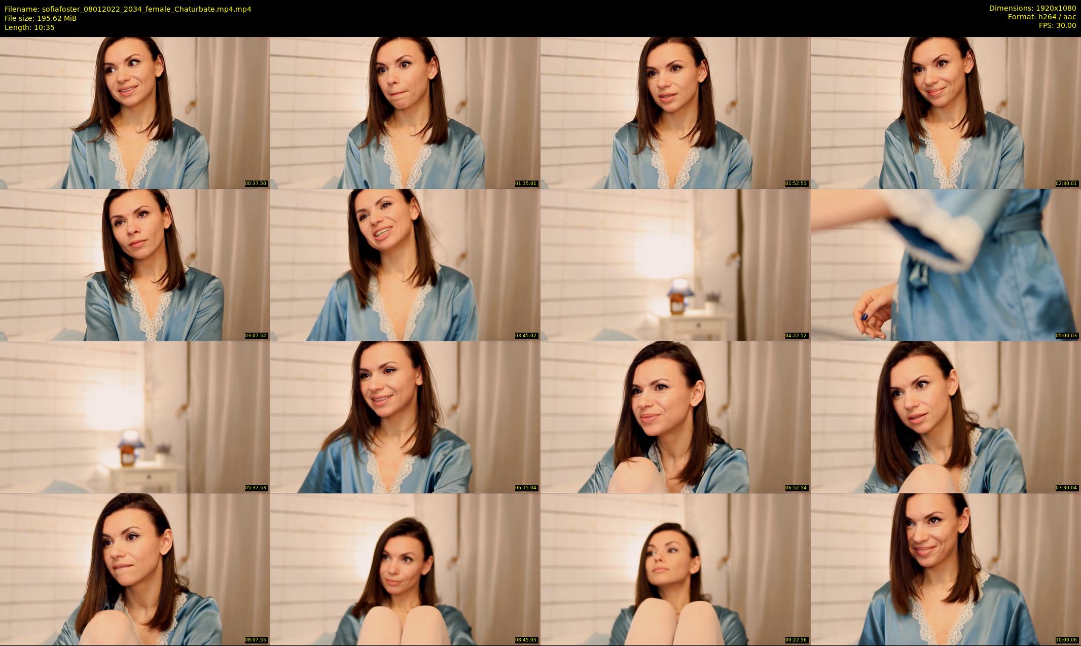 sofiafoster — 11 minute Chaturbate female cam show recording, 1080p, Jan 8, 2022