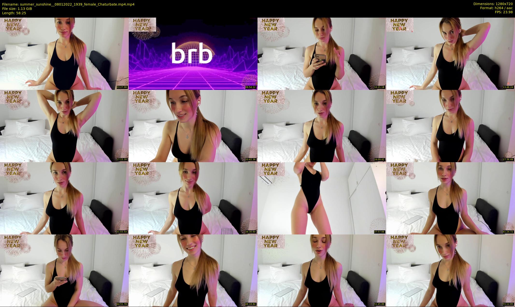 summer_sunshine_ — 59 minute Chaturbate female cam show recording, 720p, Jan 8, 2022