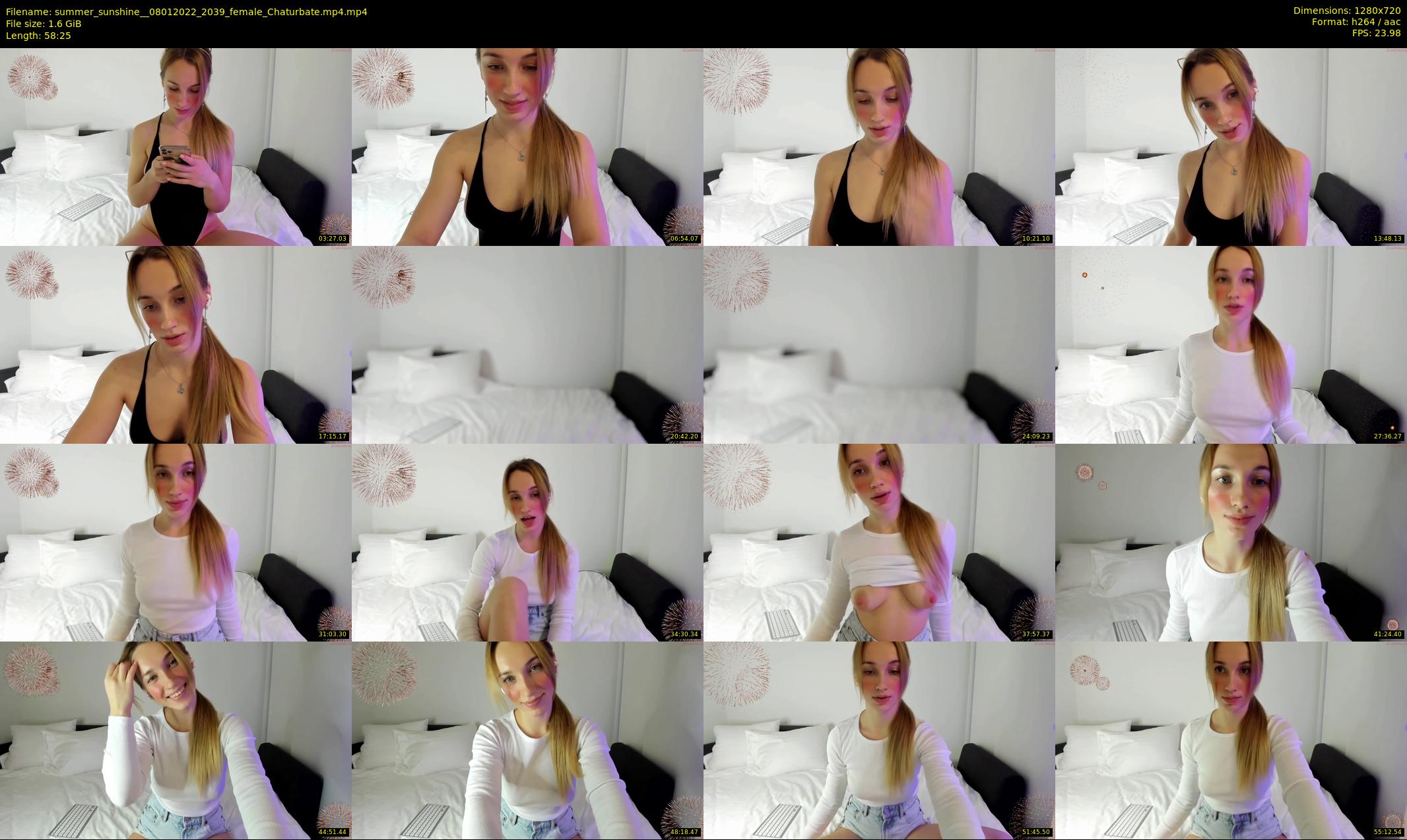 summer_sunshine_ — 59 minute Chaturbate female cam show recording, 720p, Jan 8, 2022