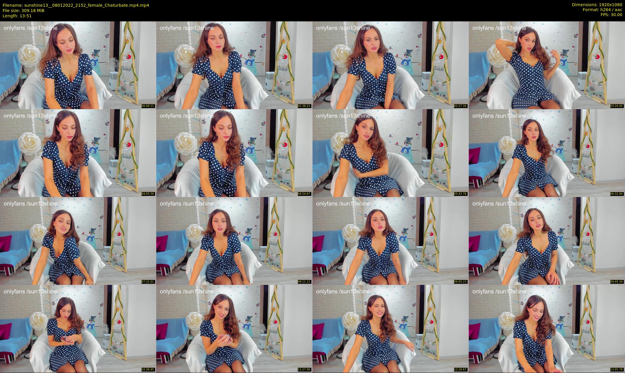 sunshine13_ — 14 minute Chaturbate female cam show recording, 1080p, Jan 8, 2022