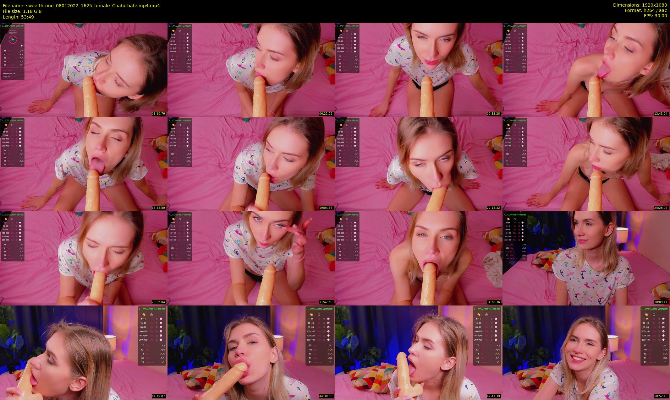 sweetthrone — 54 minute Chaturbate couple cam show recording, 1080p, Jan 8, 2022