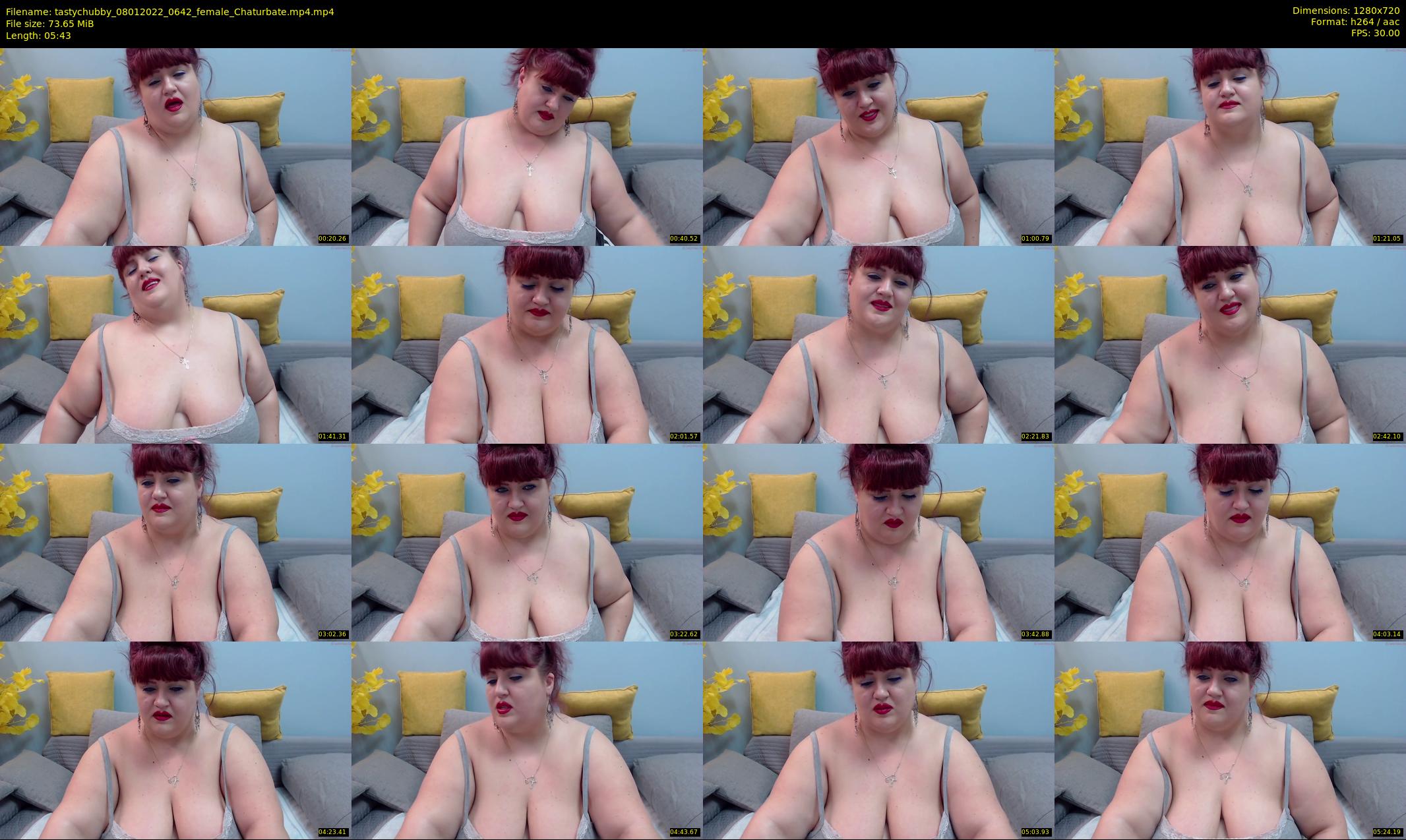 tastychubby — 6 minute Chaturbate female cam show recording, 720p, Jan 8, 2022