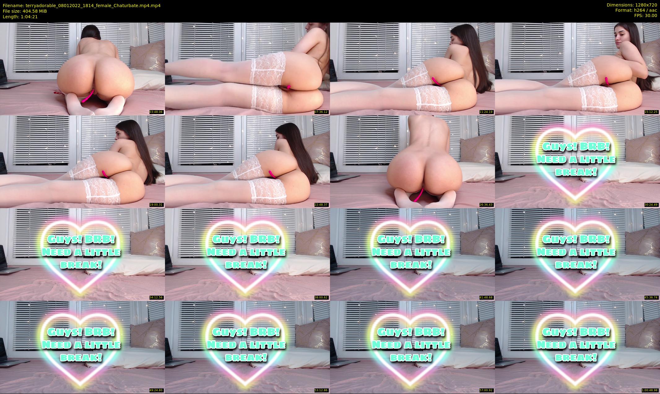 terryadorable — 65 minute Chaturbate female cam show recording, 720p, Jan 8, 2022