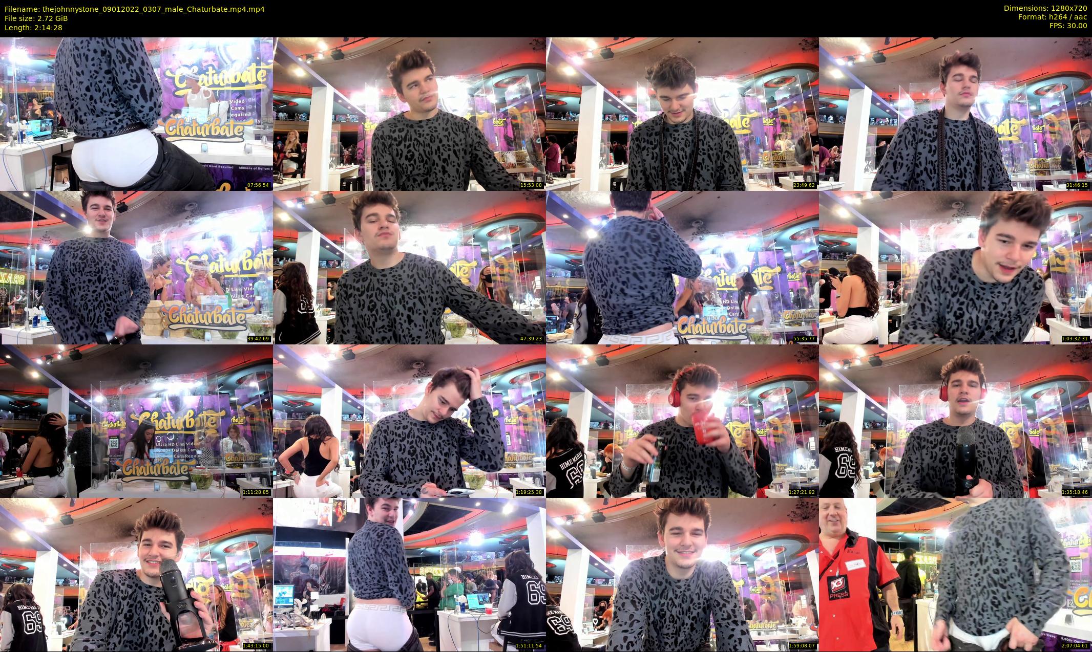 thejohnnystone — 135 minute Chaturbate male cam show recording, 720p, Jan 9, 2022