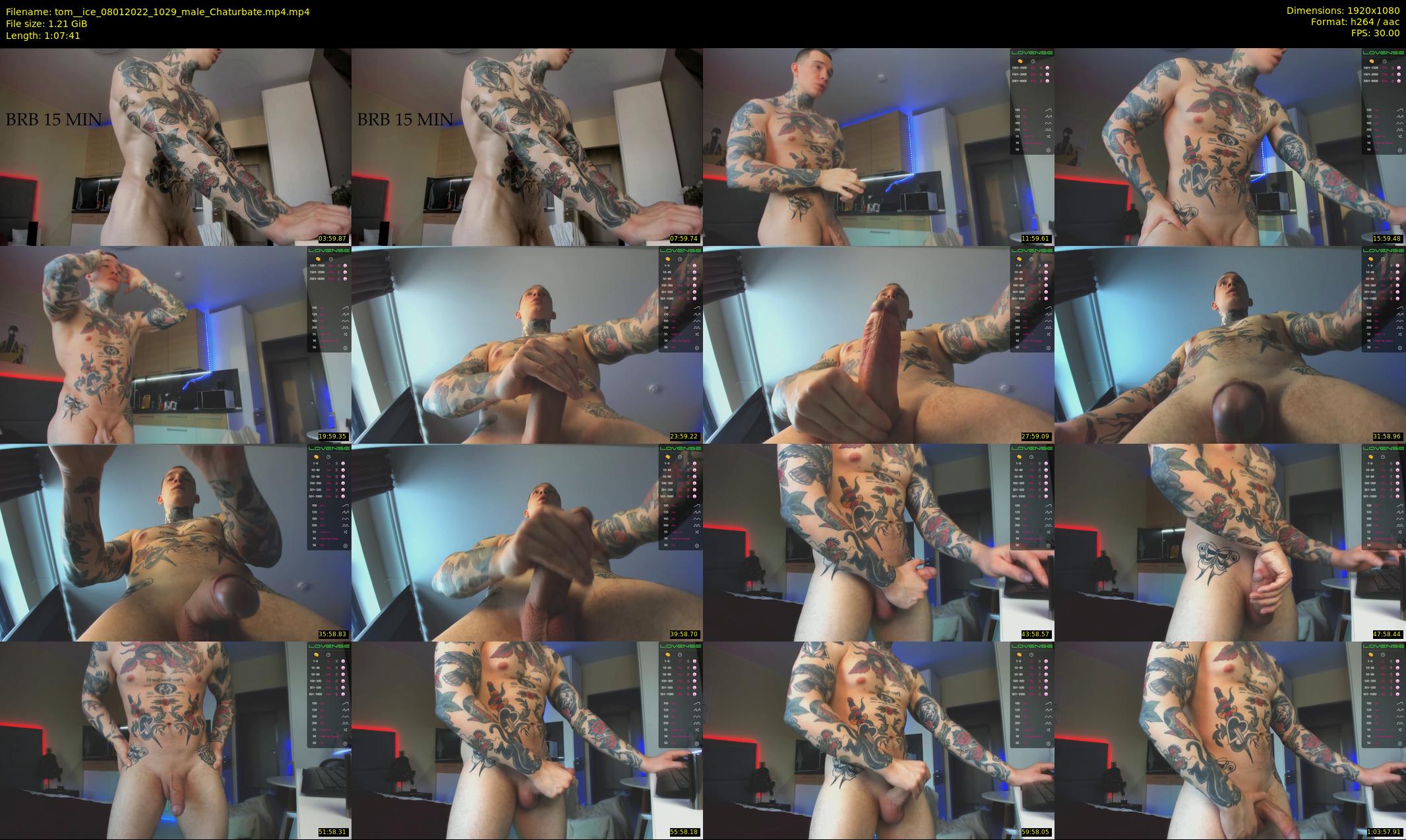 tom__ice — 68 minute Chaturbate male cam show recording, 1080p, Jan 8, 2022