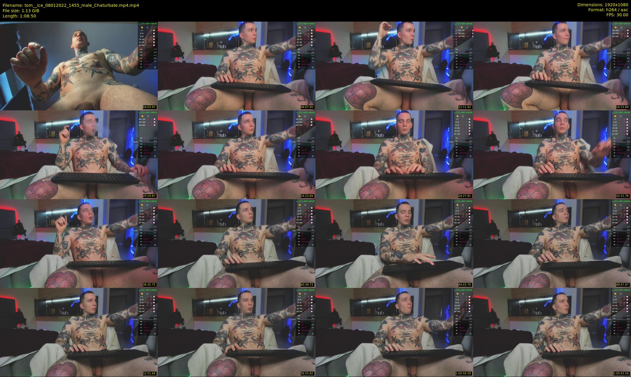 tom__ice — 69 minute Chaturbate male cam show recording, 1080p, Jan 8, 2022