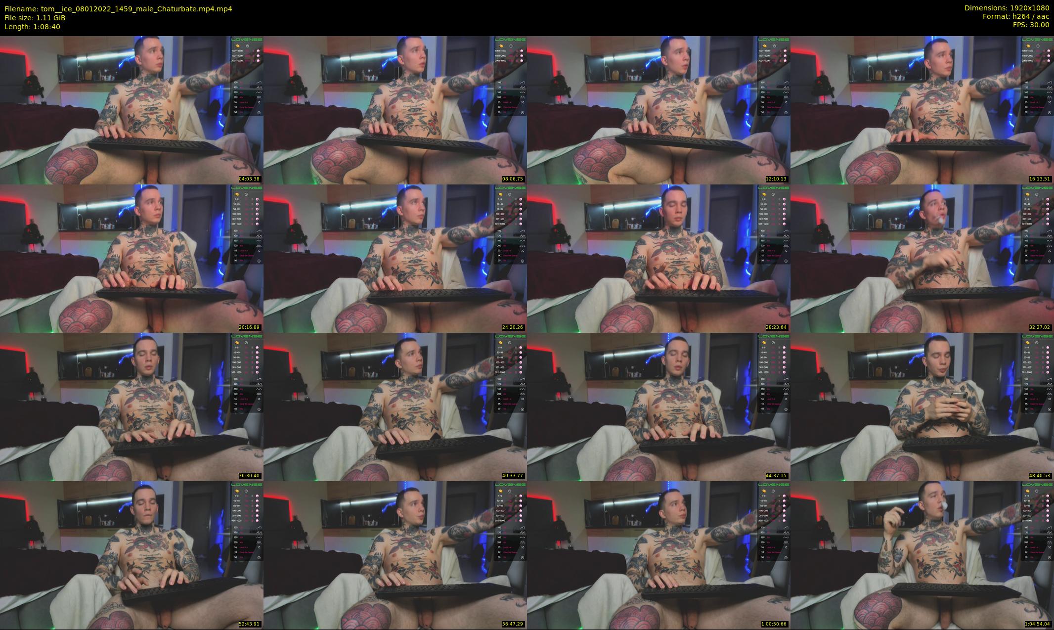 tom__ice — 69 minute Chaturbate male cam show recording, 1080p, Jan 8, 2022