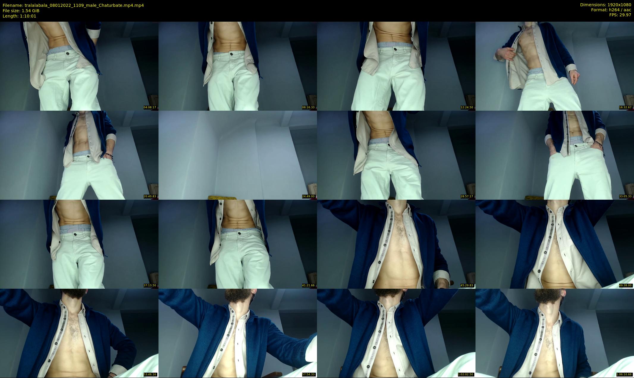 tralalabala — 71 minute Chaturbate male cam show recording, 1080p, Jan 8, 2022