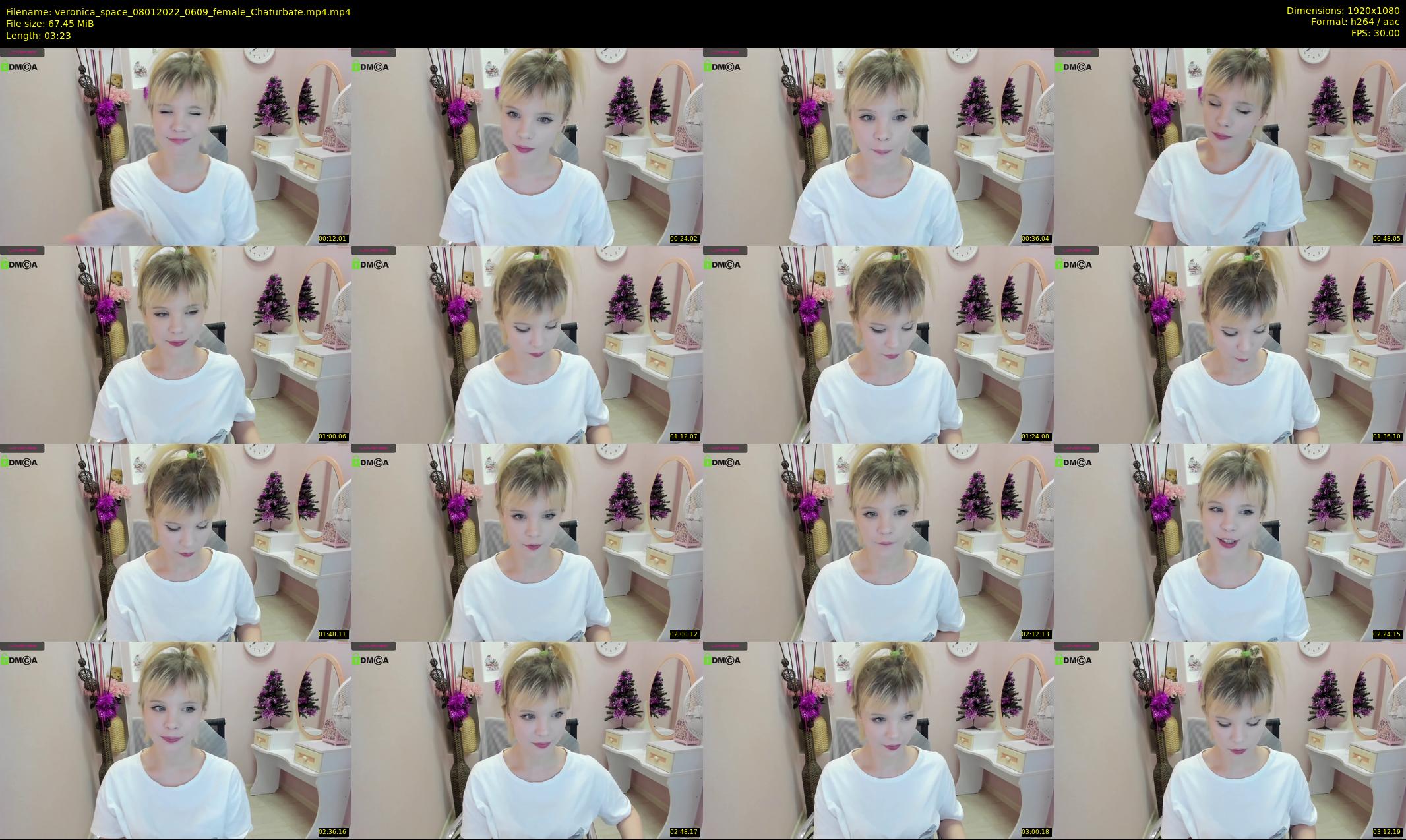 veronica_space — 4 minute Chaturbate female cam show recording, 1080p, Jan 8, 2022
