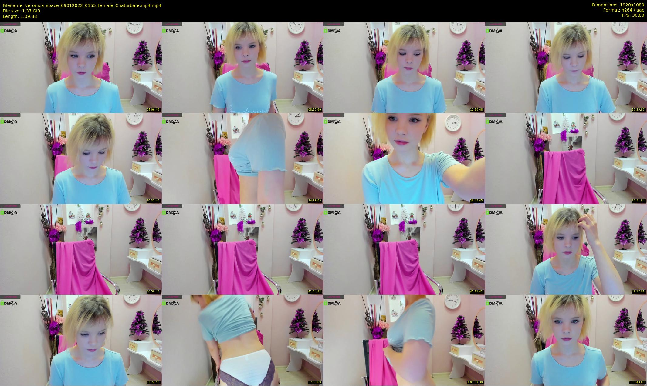 veronica_space — 70 minute Chaturbate female cam show recording, 1080p, Jan 9, 2022