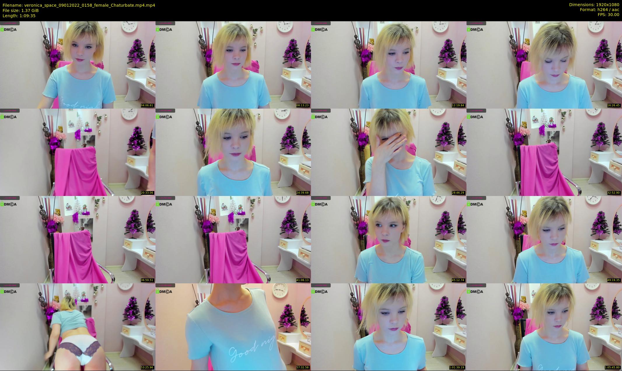 veronica_space — 70 minute Chaturbate female cam show recording, 1080p, Jan 9, 2022