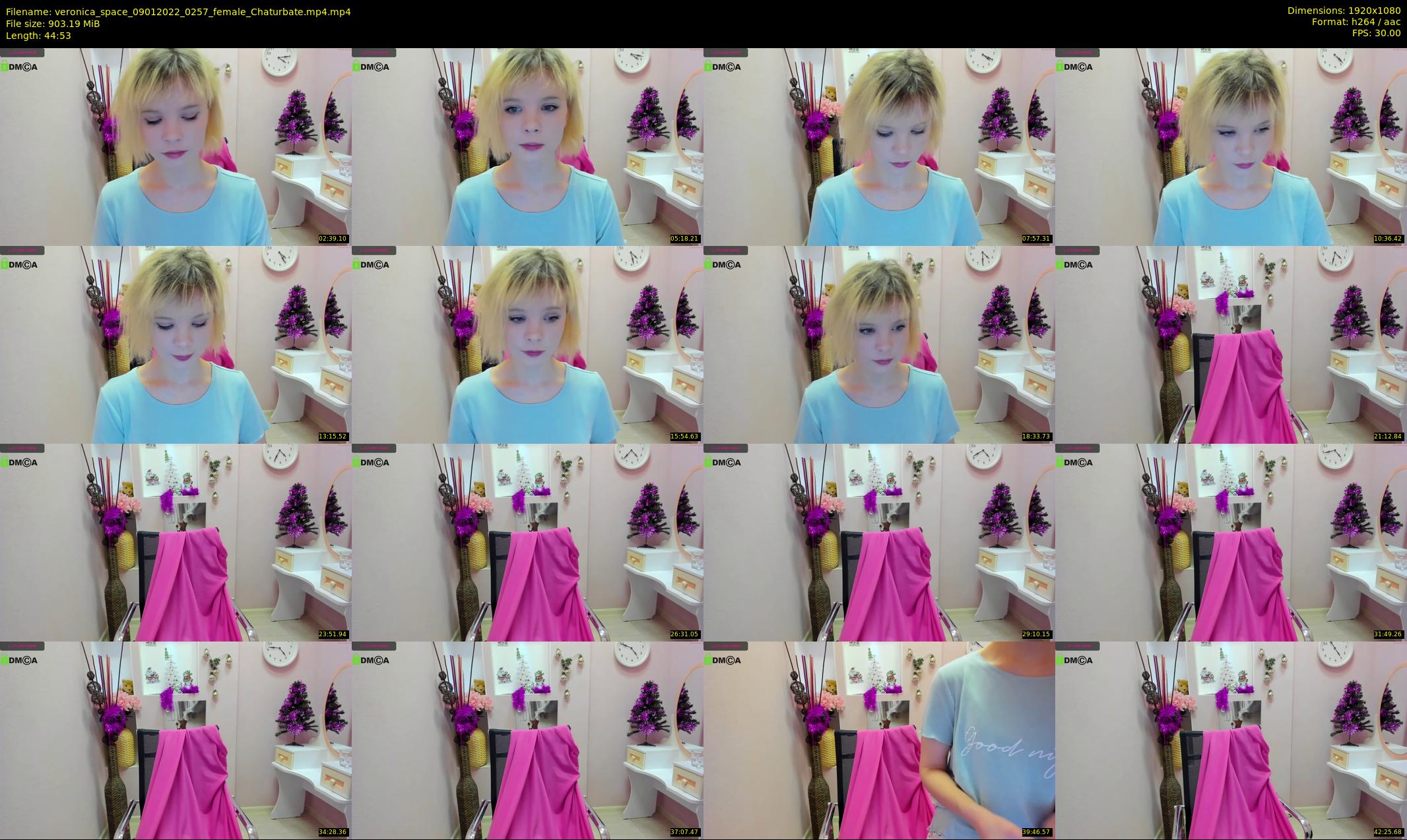 veronica_space — 45 minute Chaturbate female cam show recording, 1080p, Jan 9, 2022