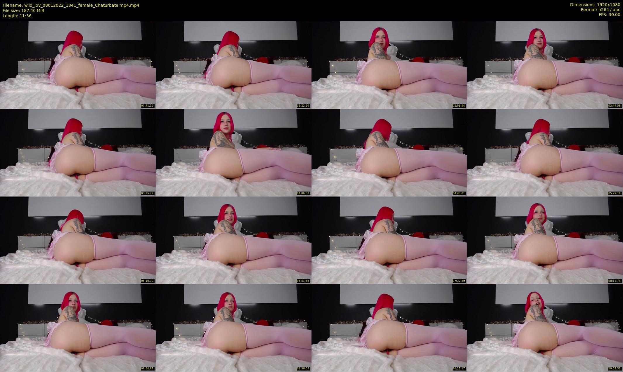 wild_lov — 12 minute Chaturbate female cam show recording, 1080p, Jan 8, 2022