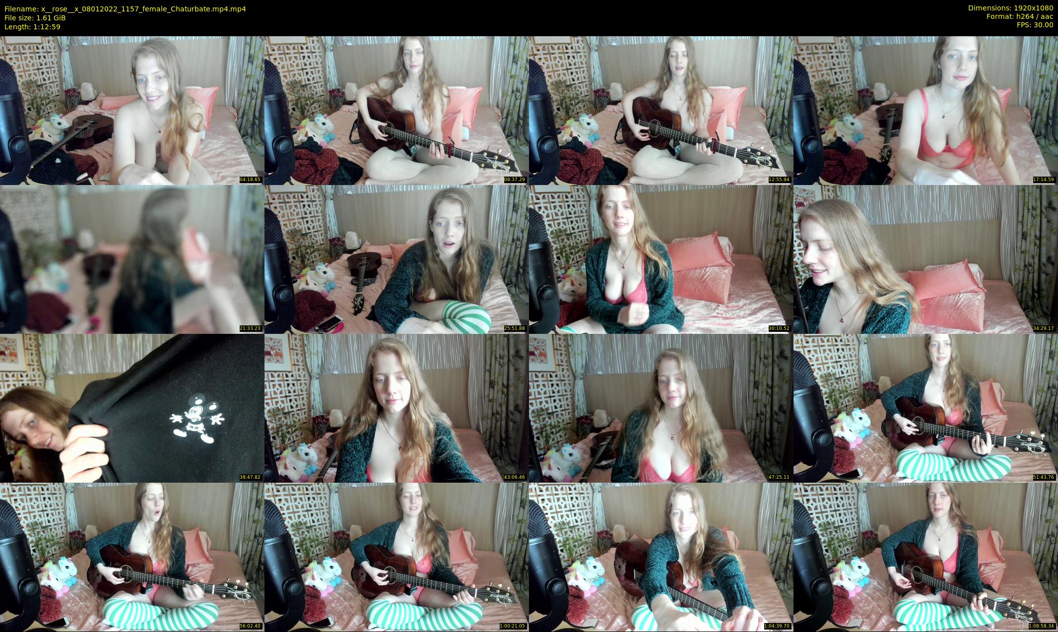 x__rose__x — 73 minute Chaturbate female cam show recording, 1080p, Jan 8, 2022