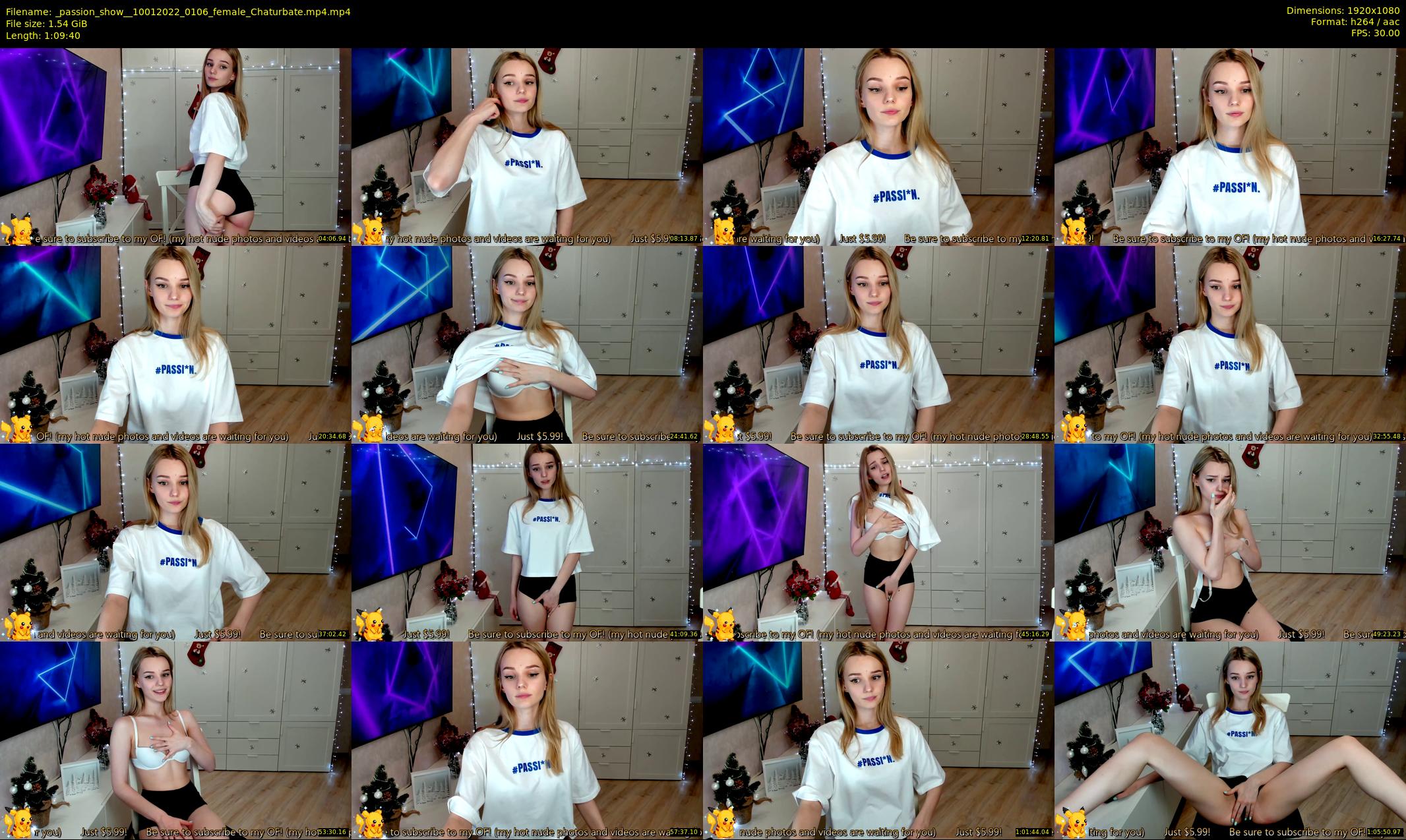 _passion_show_ — 70 minute Chaturbate couple cam show recording, 1080p, Jan 10, 2022