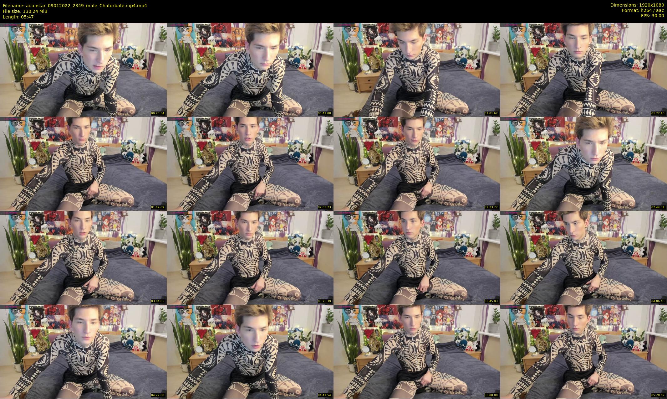 adanstar — 6 minute Chaturbate male cam show recording, 1080p, Jan 9, 2022