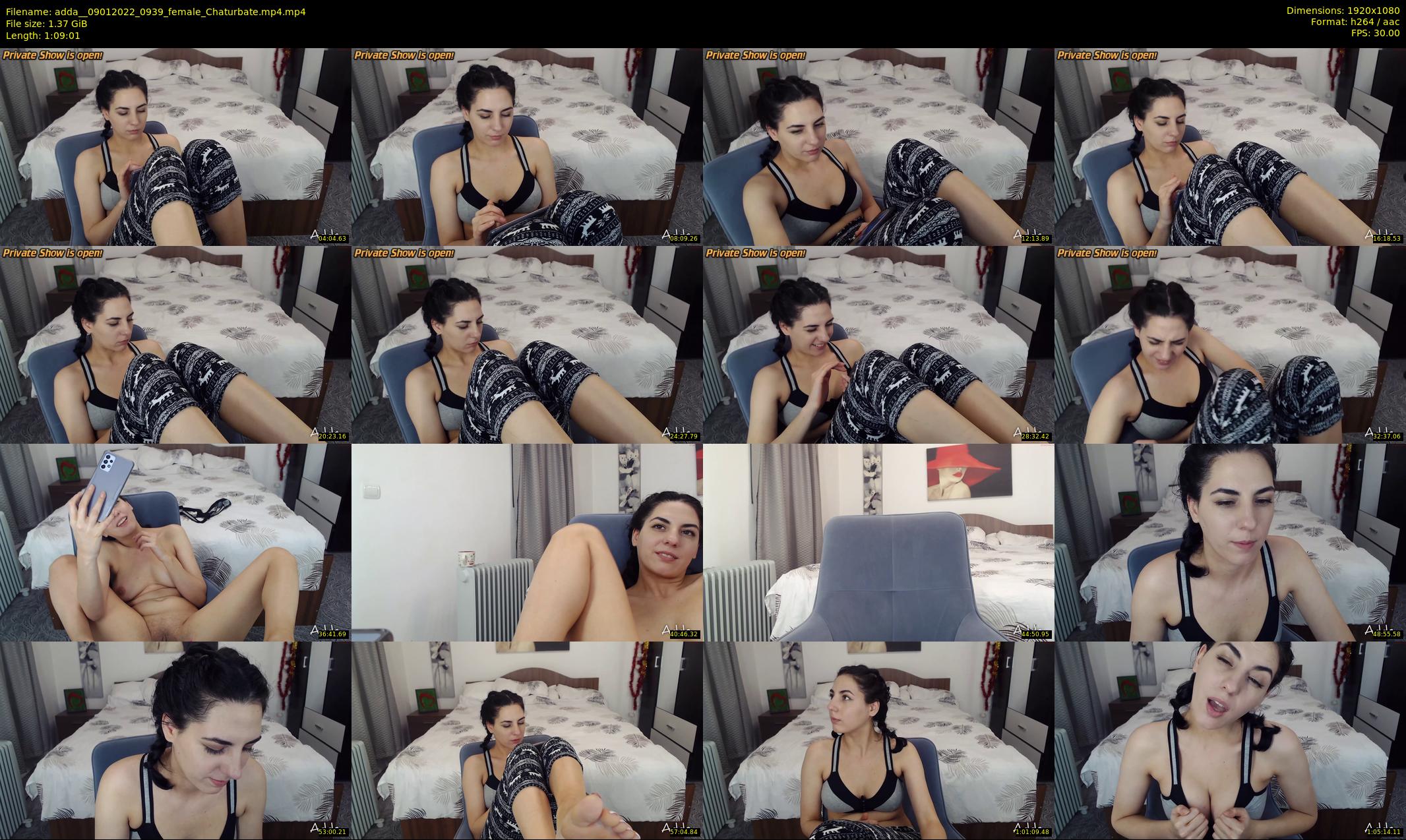 adda_ — 70 minute Chaturbate female cam show recording, 1080p, Jan 9, 2022