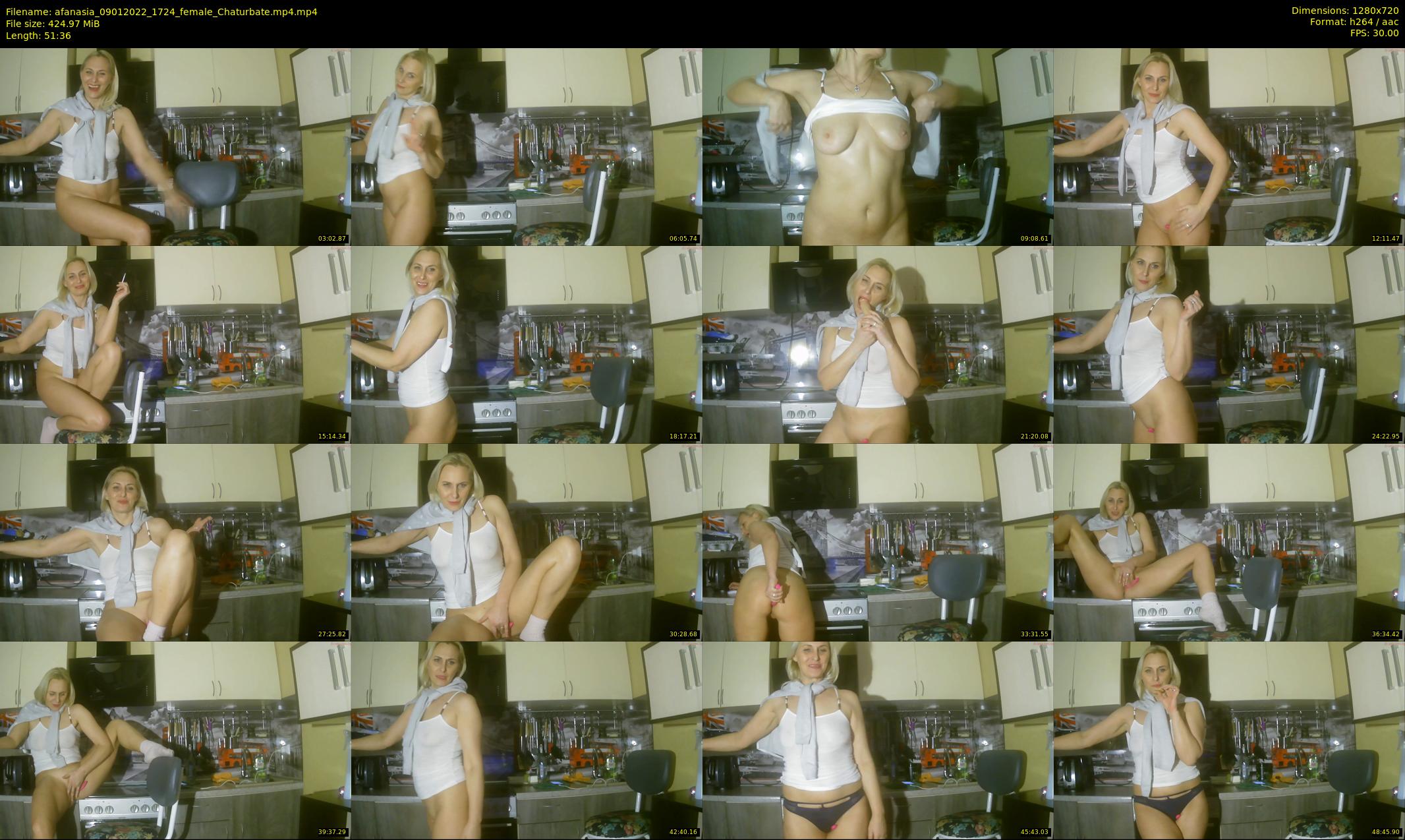afanasia — 52 minute Chaturbate female cam show recording, 720p, Jan 9, 2022