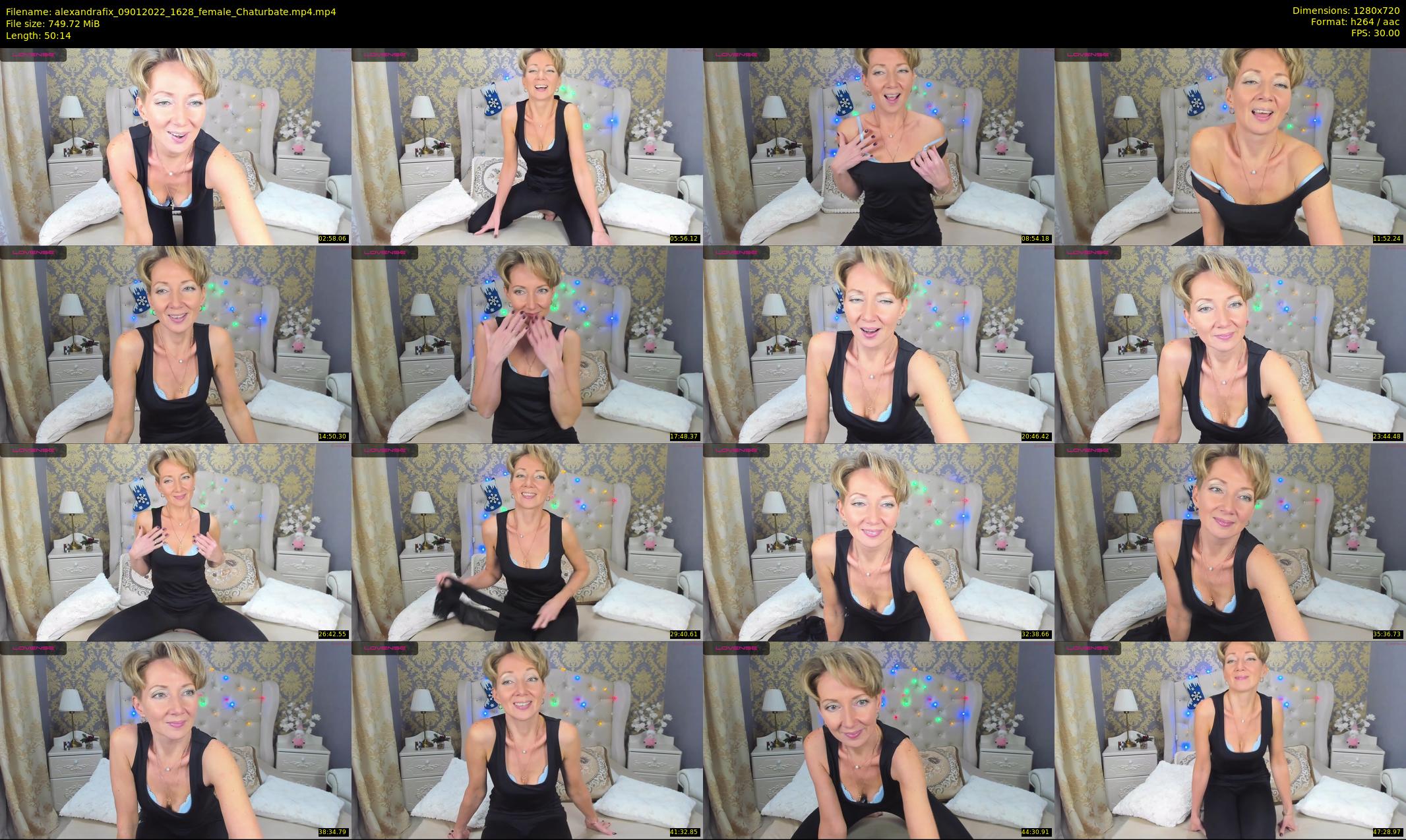 alexandrafix — 51 minute Chaturbate female cam show recording, 720p, Jan 9, 2022