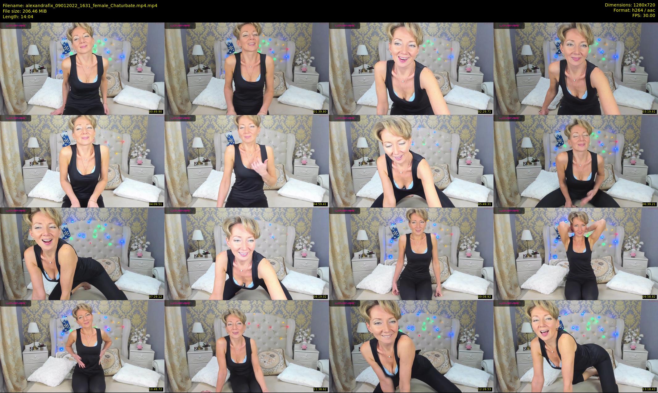 alexandrafix — 15 minute Chaturbate female cam show recording, 720p, Jan 9, 2022