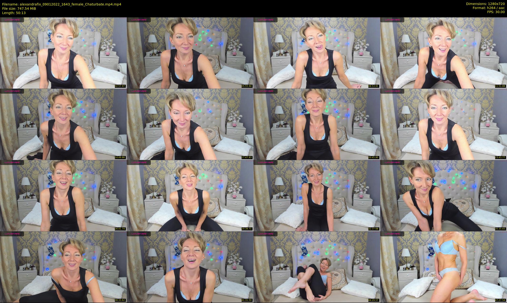 alexandrafix — 51 minute Chaturbate female cam show recording, 720p, Jan 9, 2022