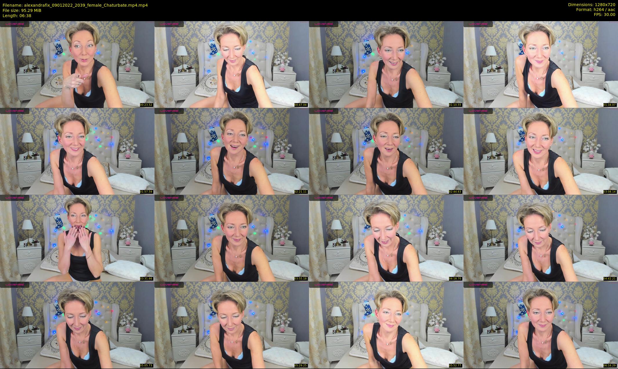 alexandrafix — 7 minute Chaturbate female cam show recording, 720p, Jan 9, 2022