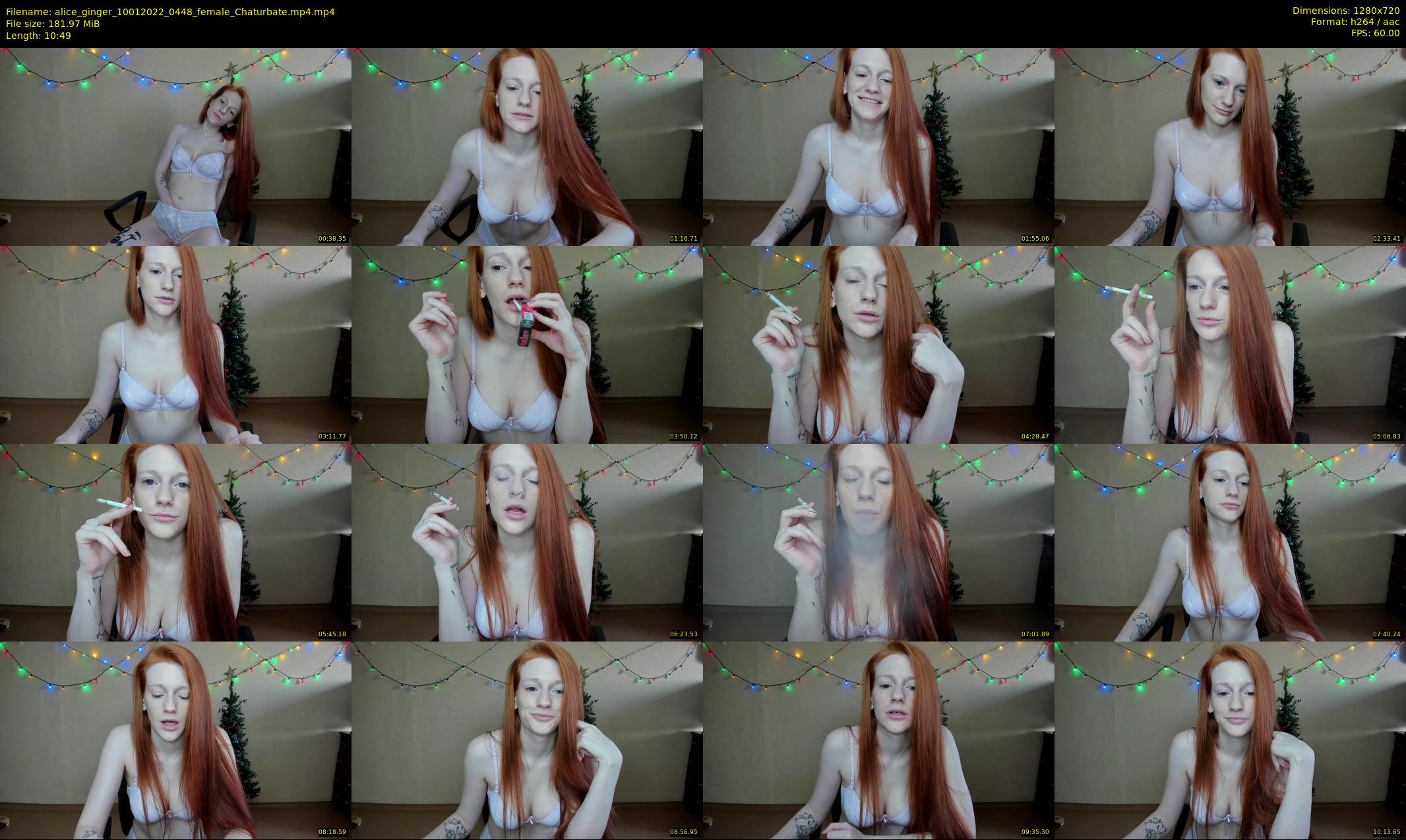 alice_ginger — 11 minute Chaturbate female cam show recording, 720p, Jan 10, 2022