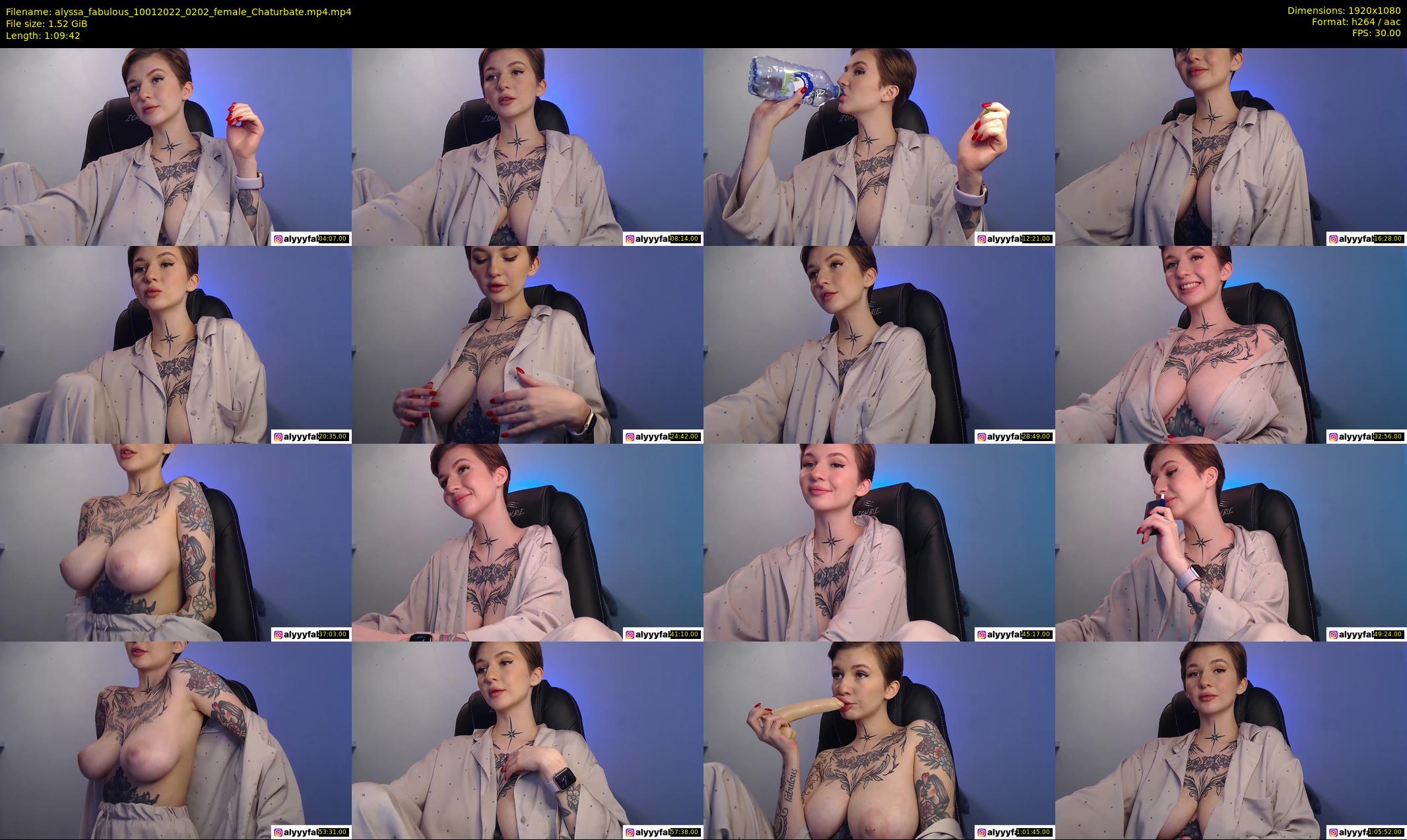 alyssa_fabulous — 70 minute Chaturbate female cam show recording, 1080p, Jan 10, 2022