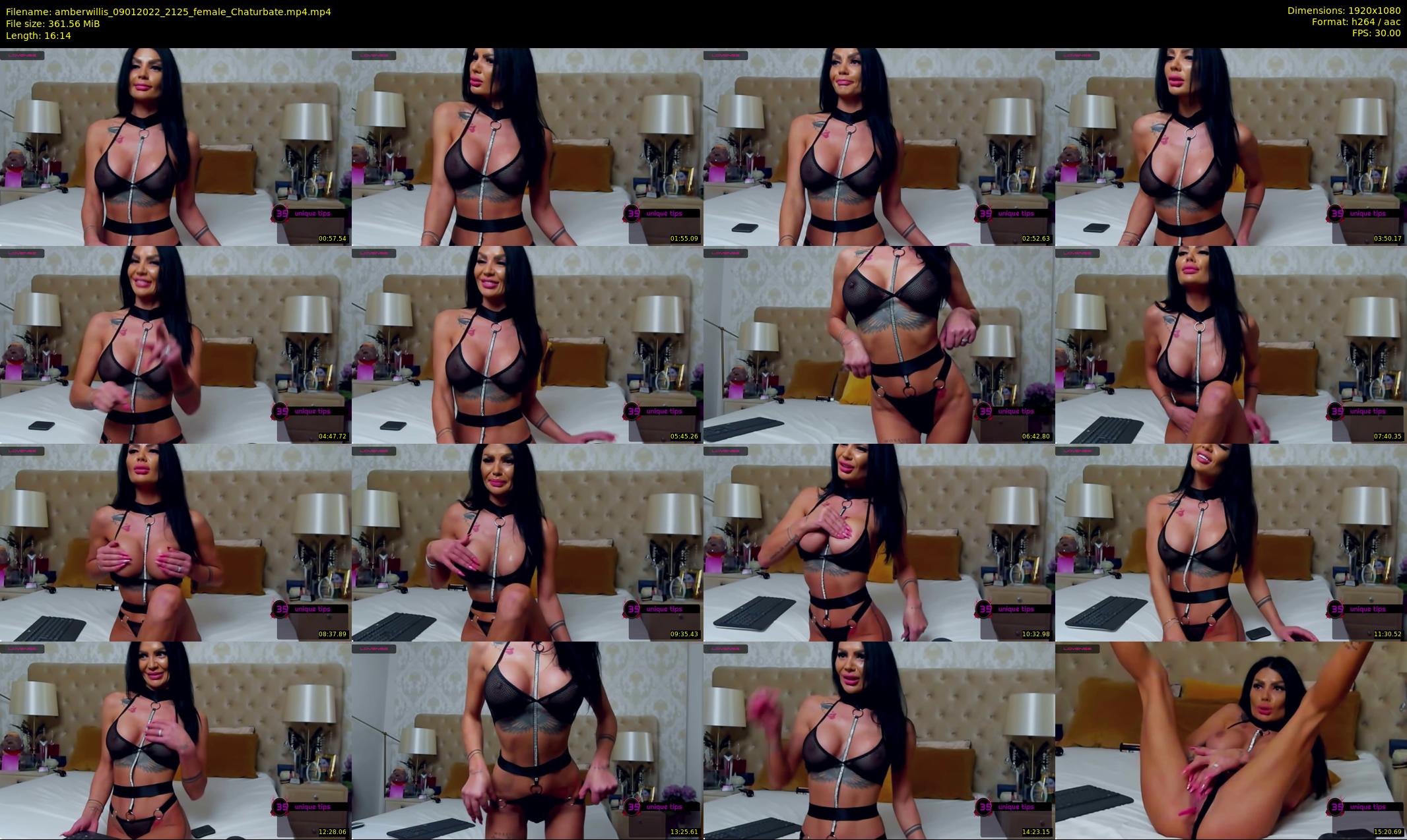 amberwillis — 17 minute Chaturbate female cam show recording, 1080p, Jan 9, 2022