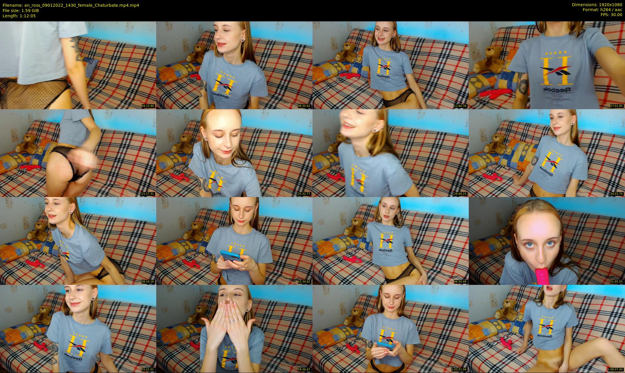an_ross — 73 minute Chaturbate female cam show recording, 1080p, Jan 9, 2022