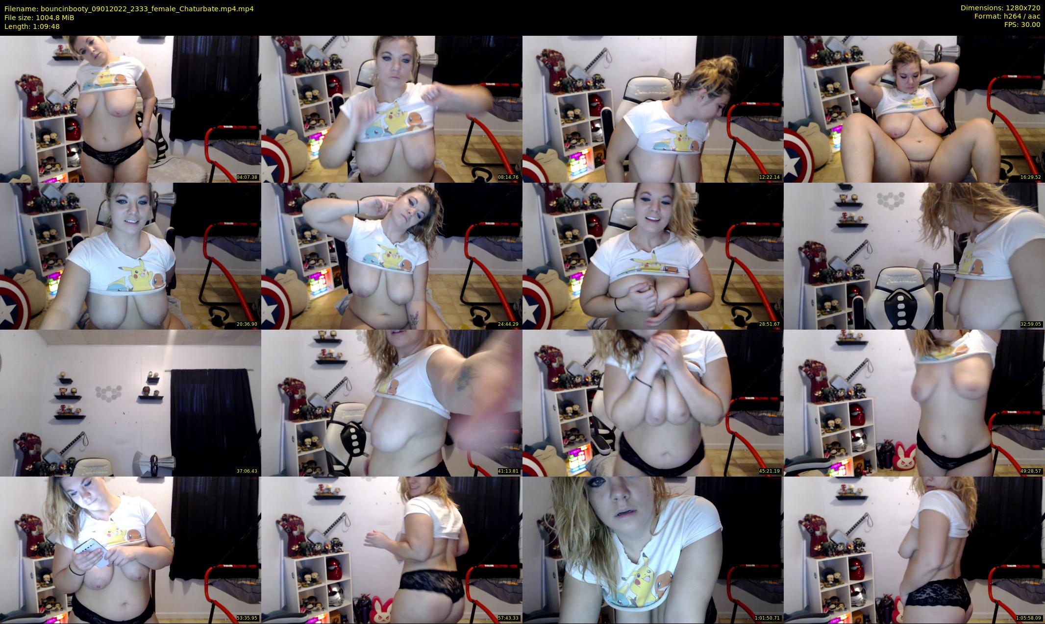bouncinbooty — 70 minute Chaturbate female cam show recording, 720p, Jan 9, 2022