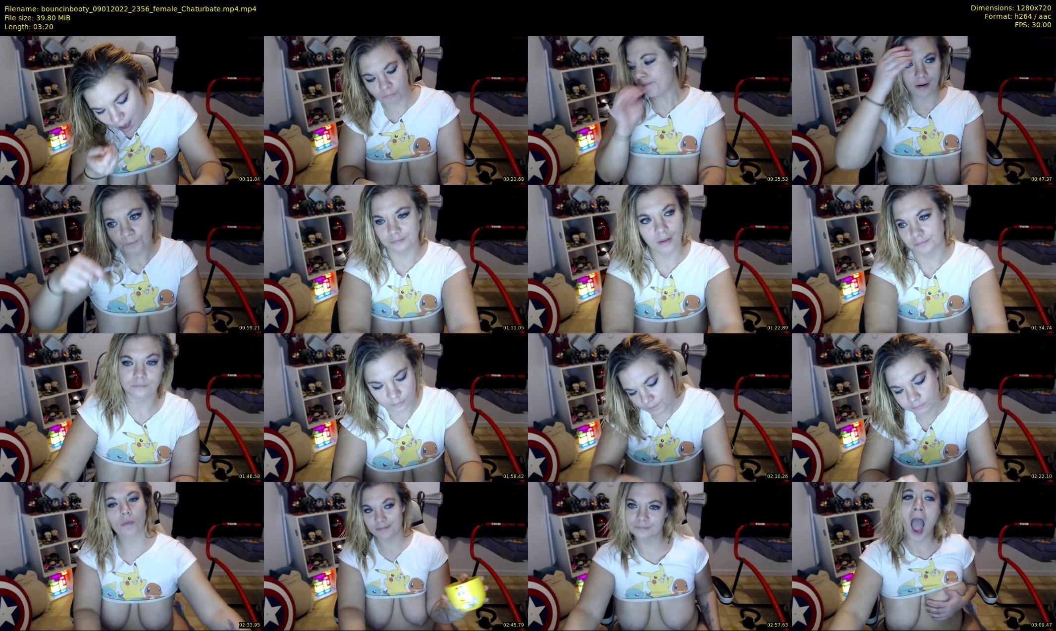 bouncinbooty — 4 minute Chaturbate female cam show recording, 720p, Jan 9, 2022