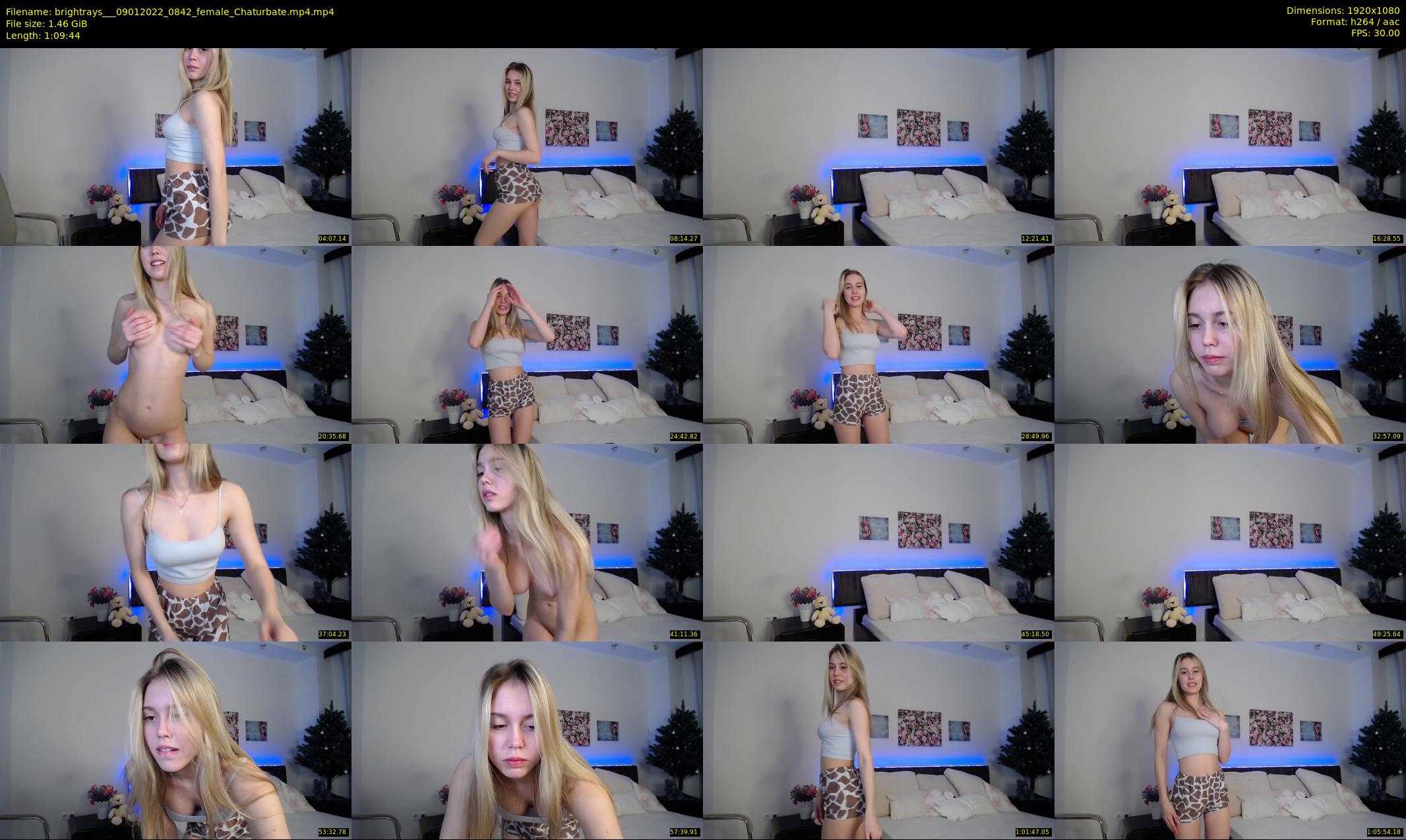 brightrays__ — 70 minute Chaturbate female cam show recording, 1080p, Jan 9, 2022