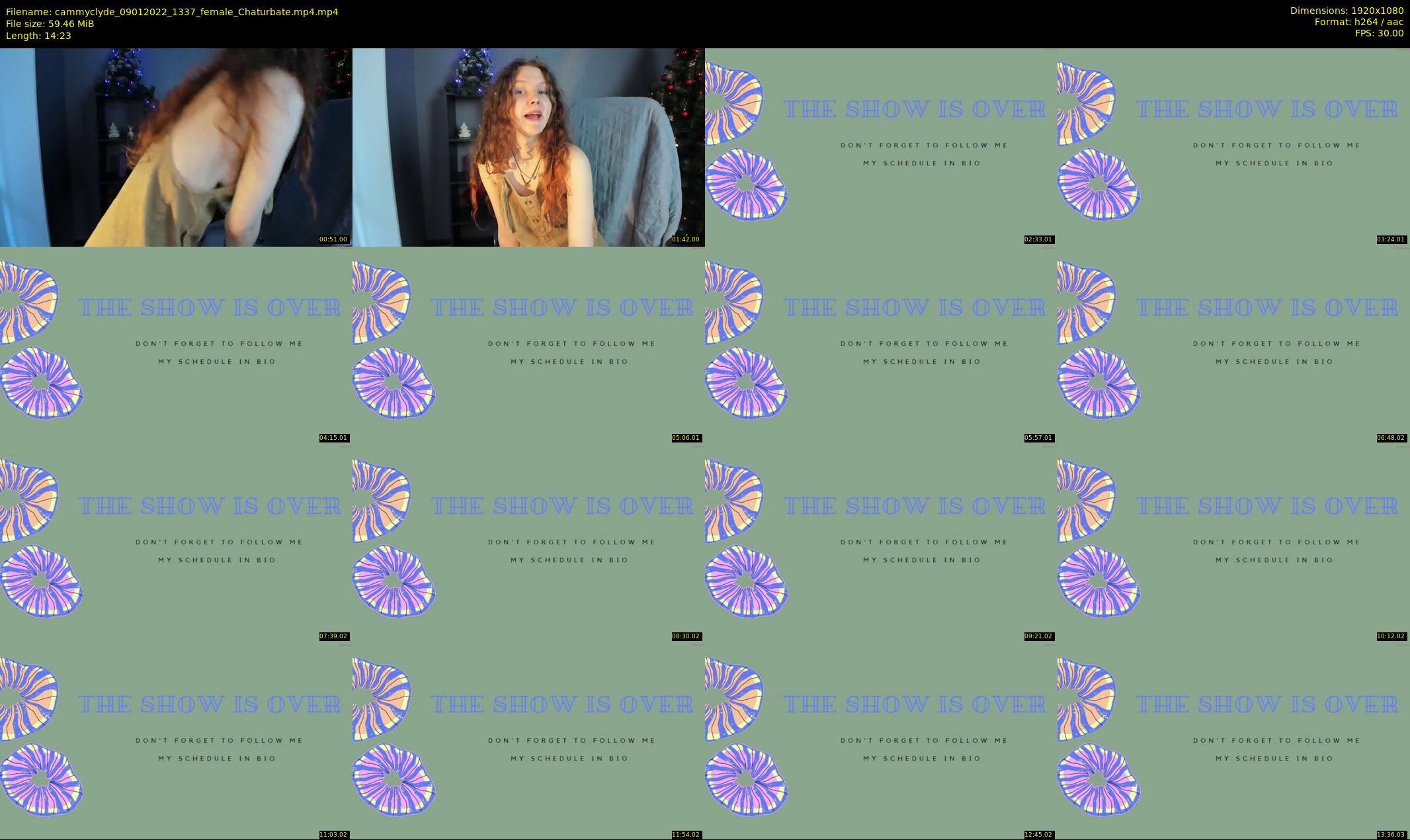 cammyclyde — 15 minute Chaturbate female cam show recording, 1080p, Jan 9, 2022