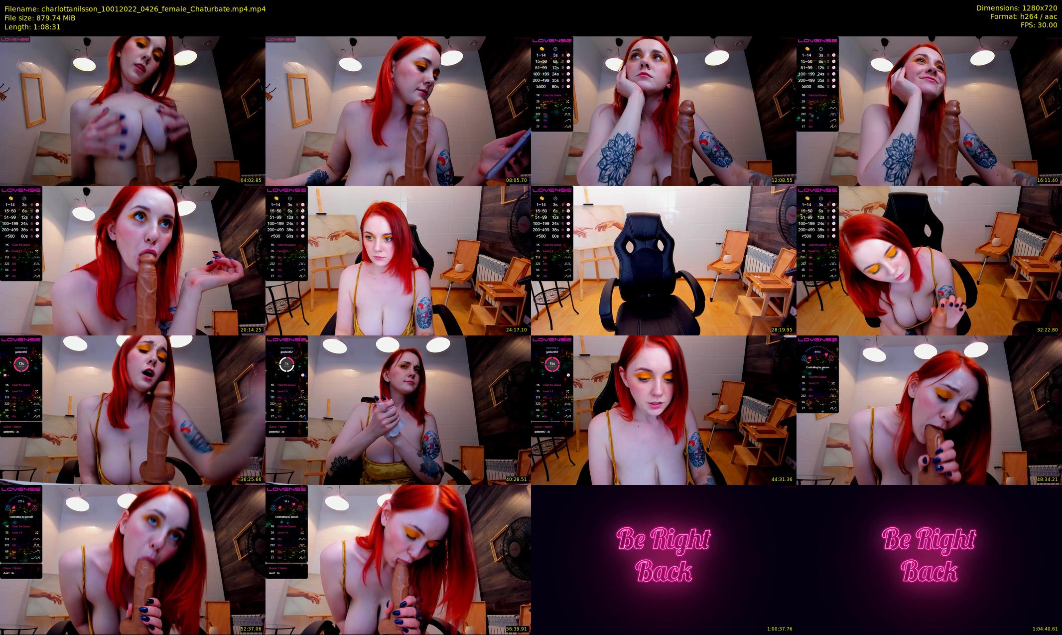charlottanilsson — 69 minute Chaturbate female cam show recording, 720p, Jan 10, 2022