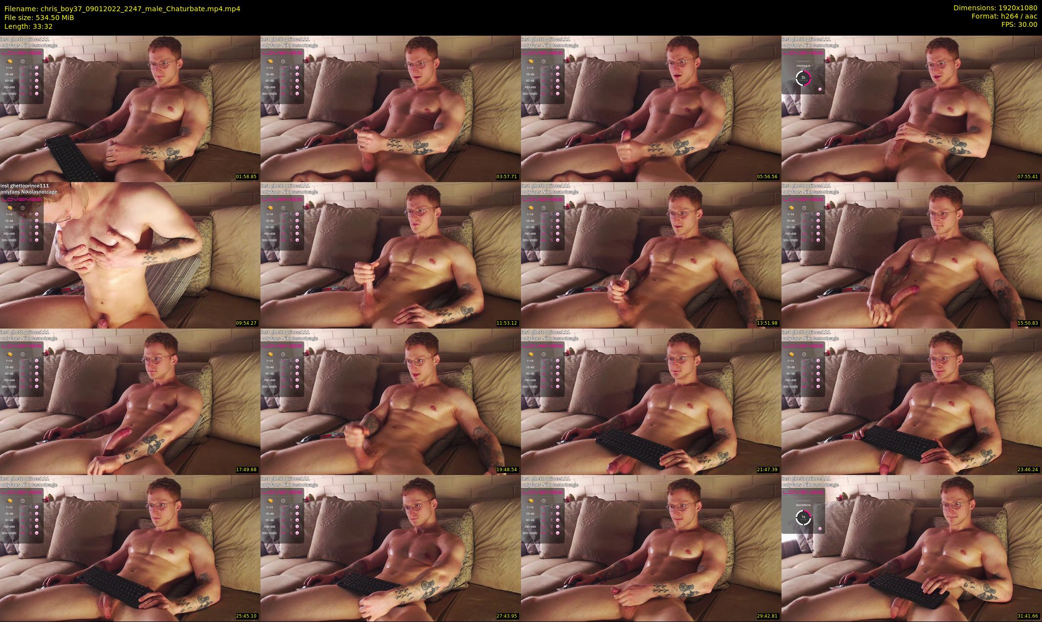 chris_boy37 — 34 minute Chaturbate male cam show recording, 1080p, Jan 9, 2022