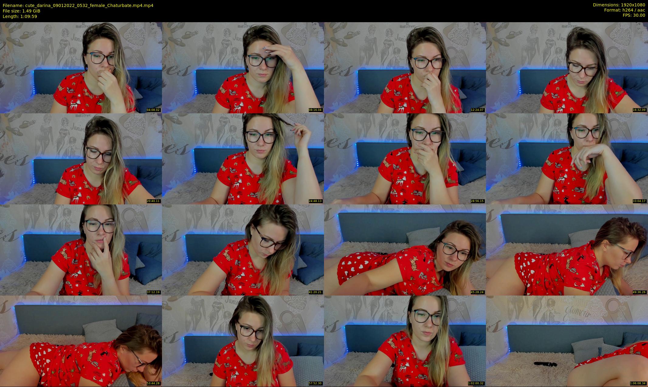 cute_darina — 70 minute Chaturbate female cam show recording, 1080p, Jan 9, 2022