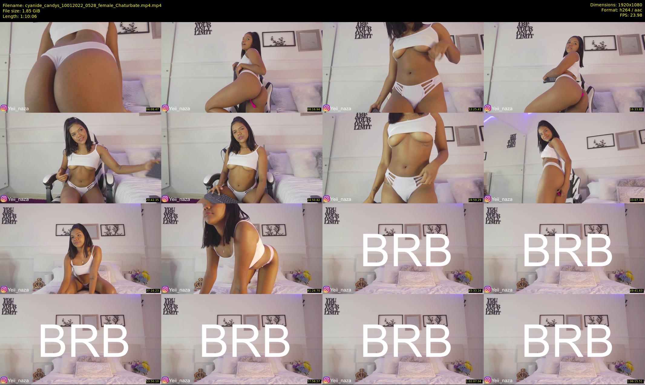 cyanide_candys — 71 minute Chaturbate female cam show recording, 1080p, Jan 10, 2022