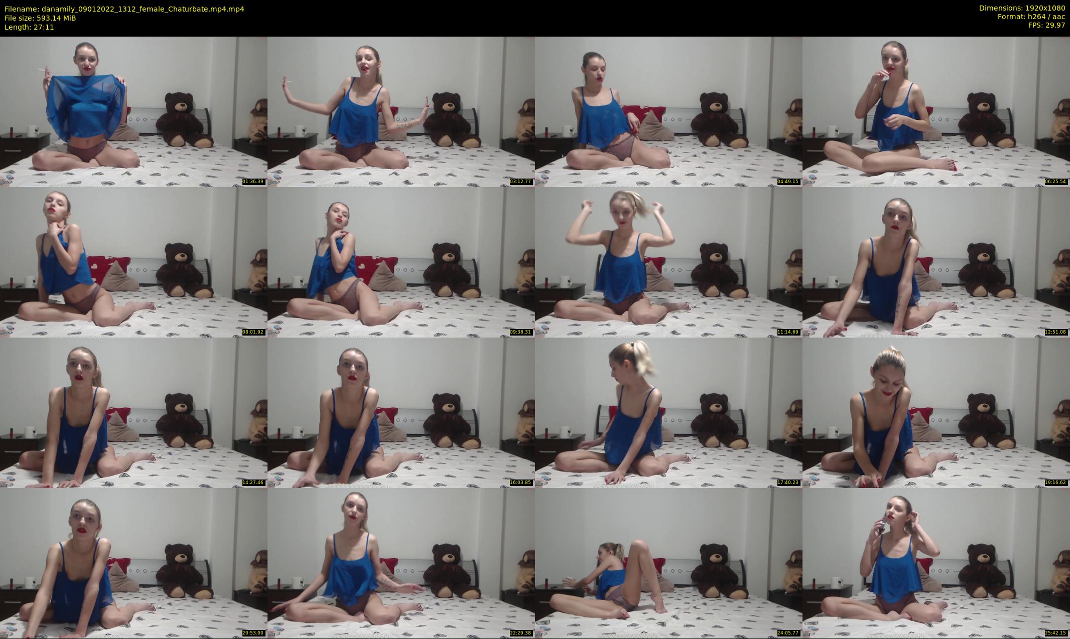 danamily — 28 minute Chaturbate female cam show recording, 1080p, Jan 9, 2022