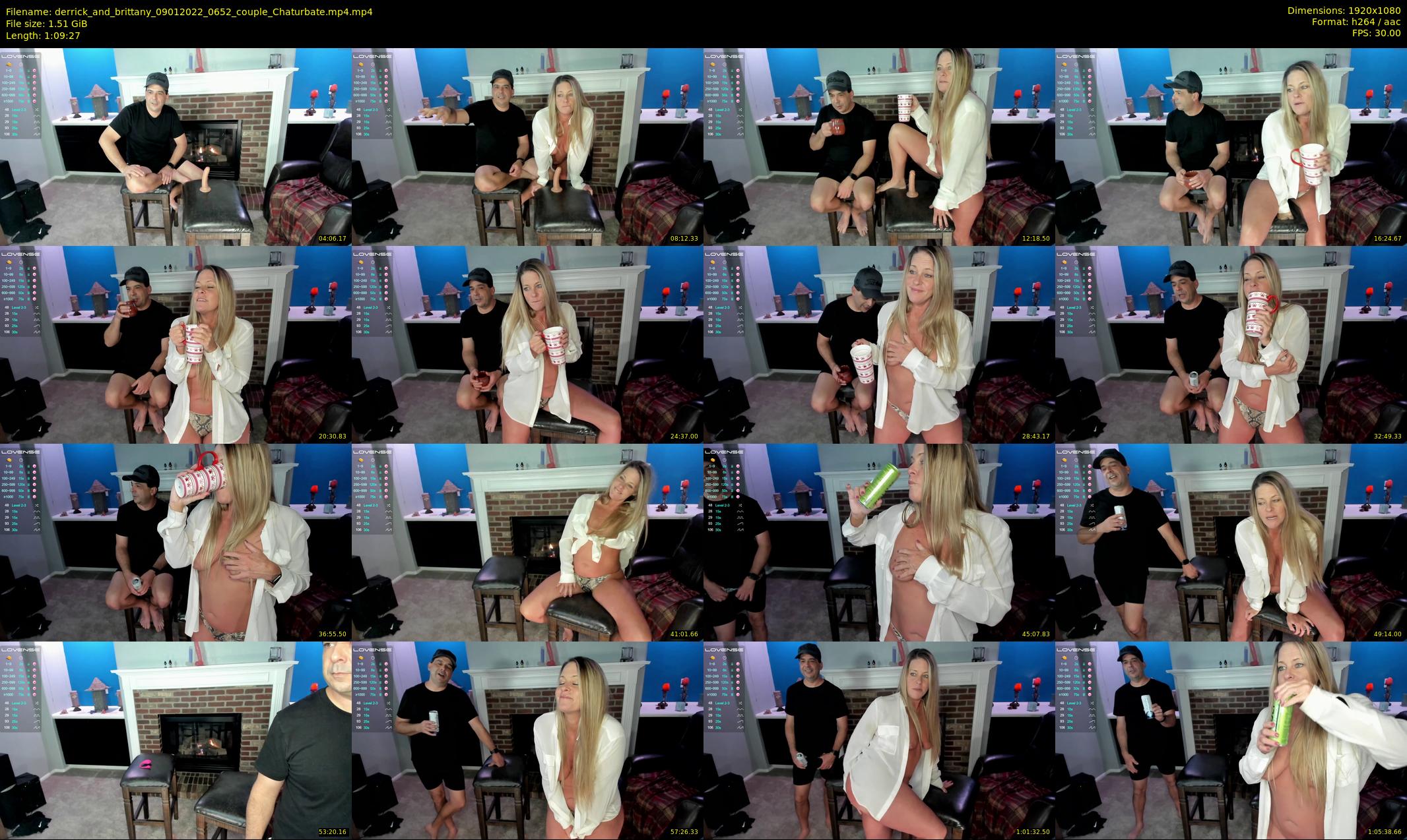 derrick_and_brittany — 70 minute Chaturbate couple cam show recording, 1080p, Jan 9, 2022