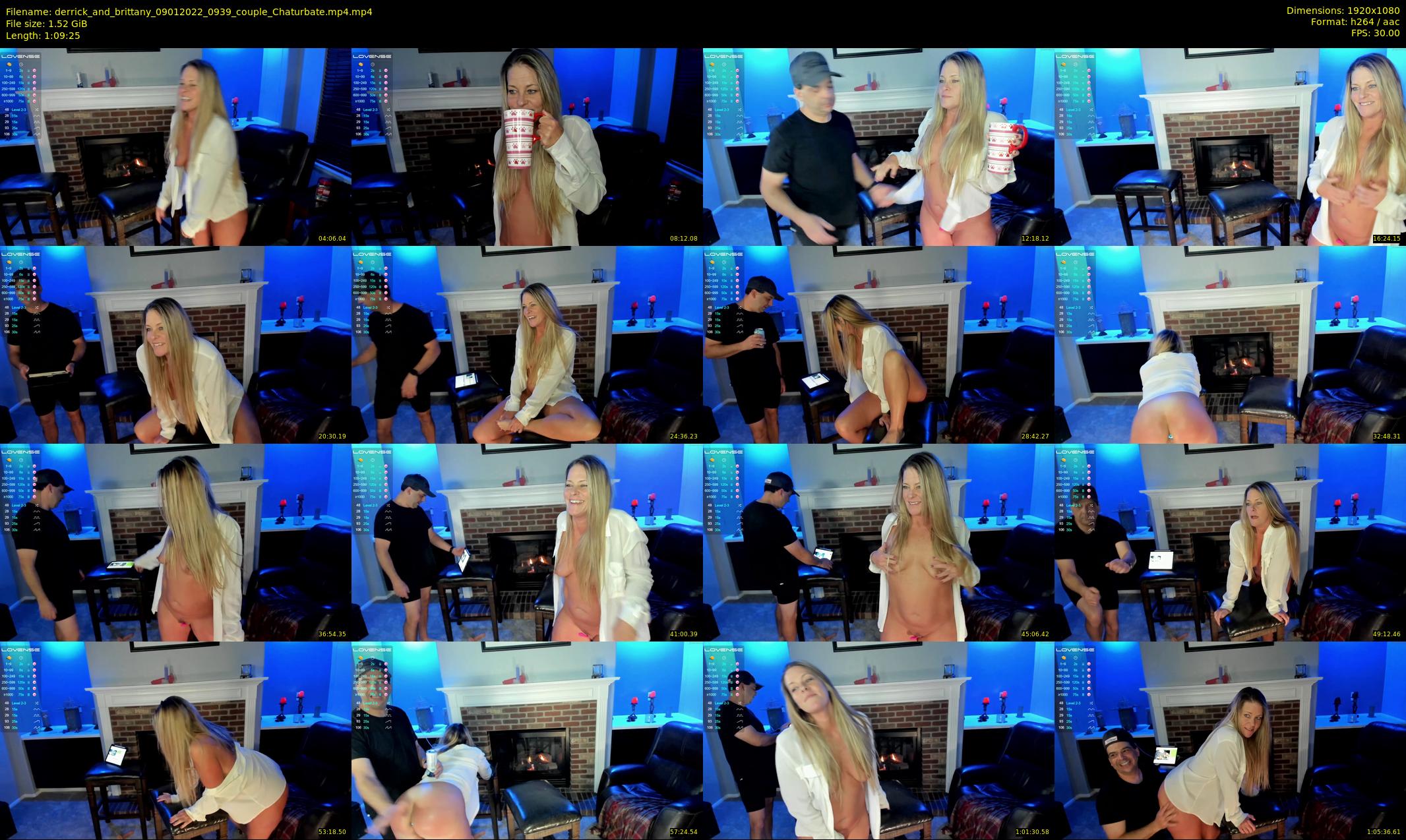 derrick_and_brittany — 70 minute Chaturbate couple cam show recording, 1080p, Jan 9, 2022