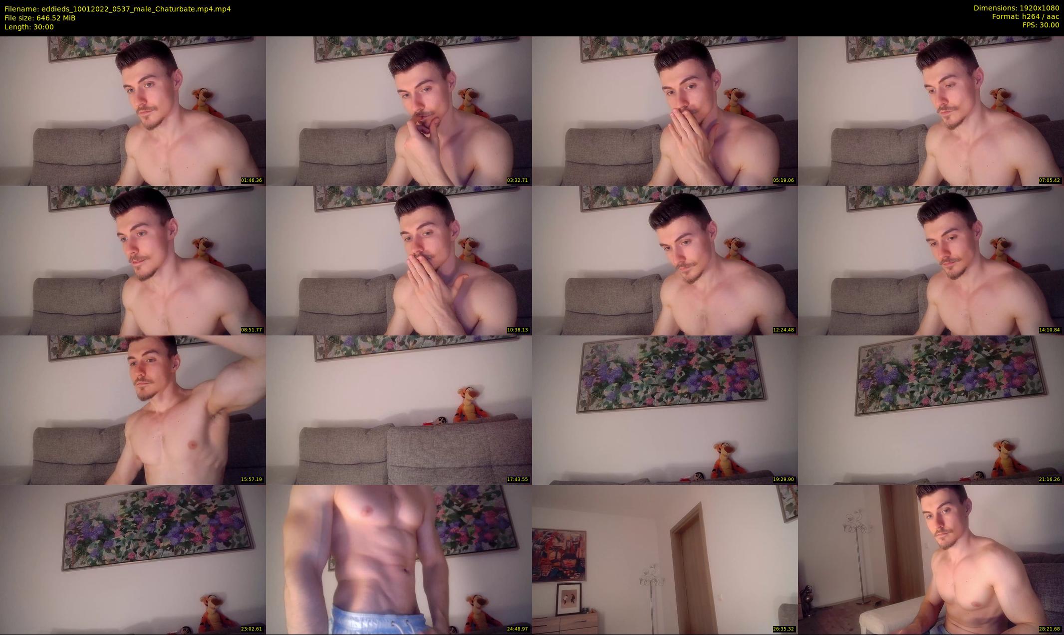 eddieds — 30 minute Chaturbate male cam show recording, 1080p, Jan 10, 2022
