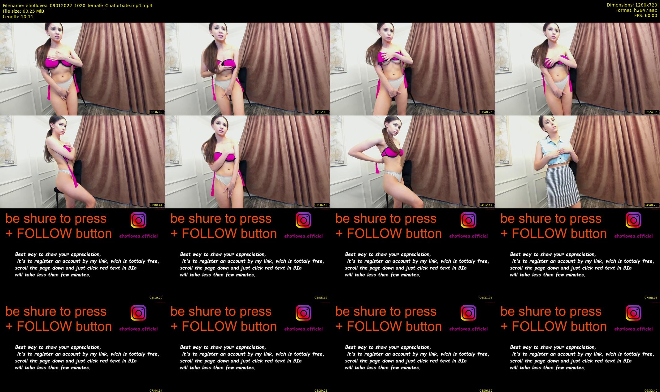 ehotlovea — 11 minute Chaturbate female cam show recording, 720p, Jan 9, 2022